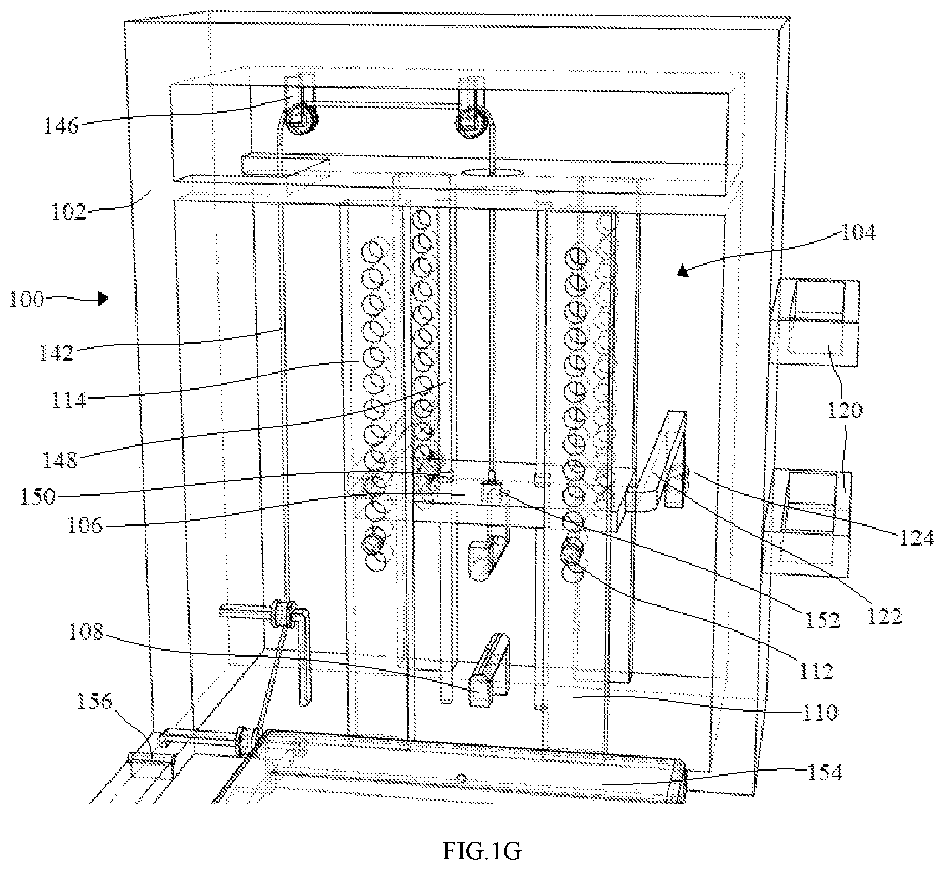 Patent US12508461 Figure 7 – Resistance band exercise machine