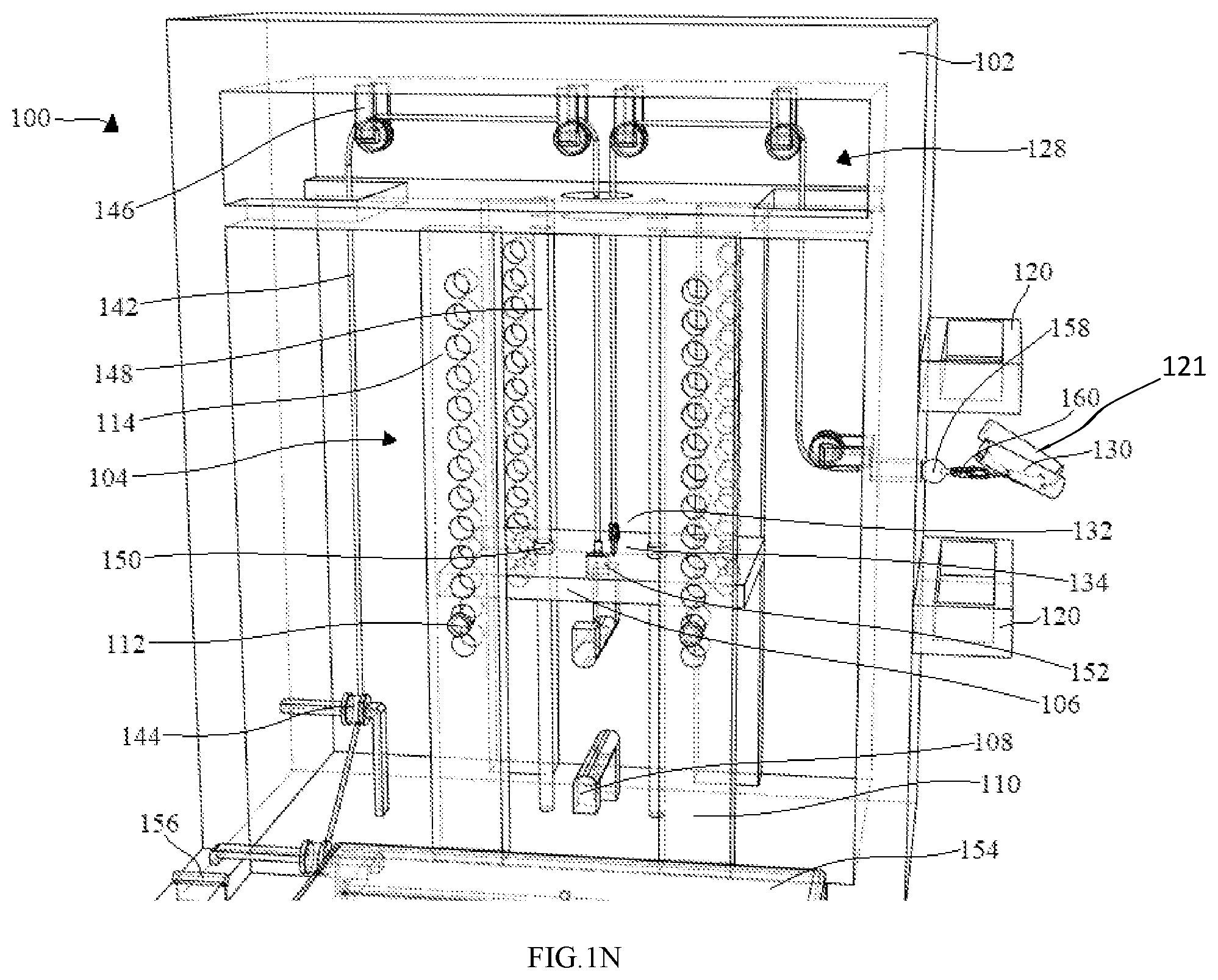 Patent US12508461 Figure 14 – Resistance band exercise machine