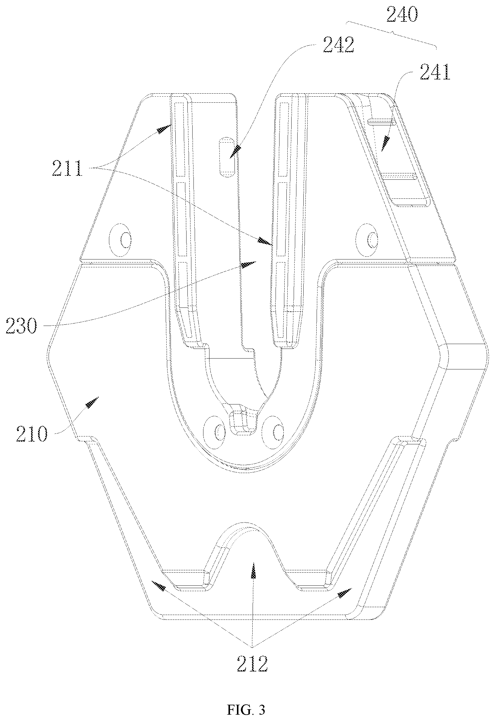 Patent US12508463 Figure 3 – Dumbbell capable of adjusting weight rapidly, and dumbbell assembly