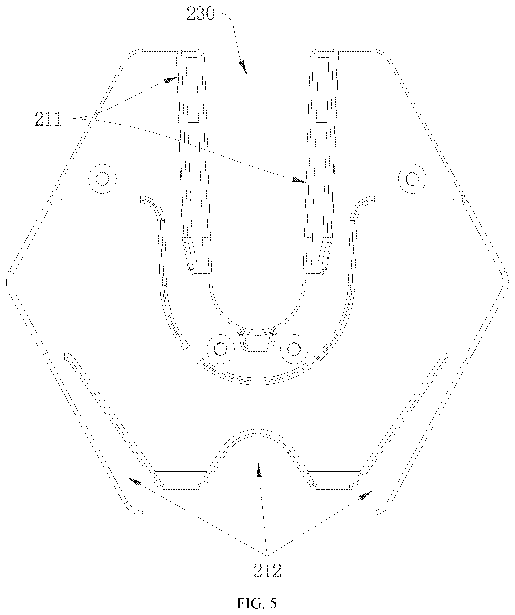 Patent US12508463 Figure 5 – Dumbbell capable of adjusting weight rapidly, and dumbbell assembly
