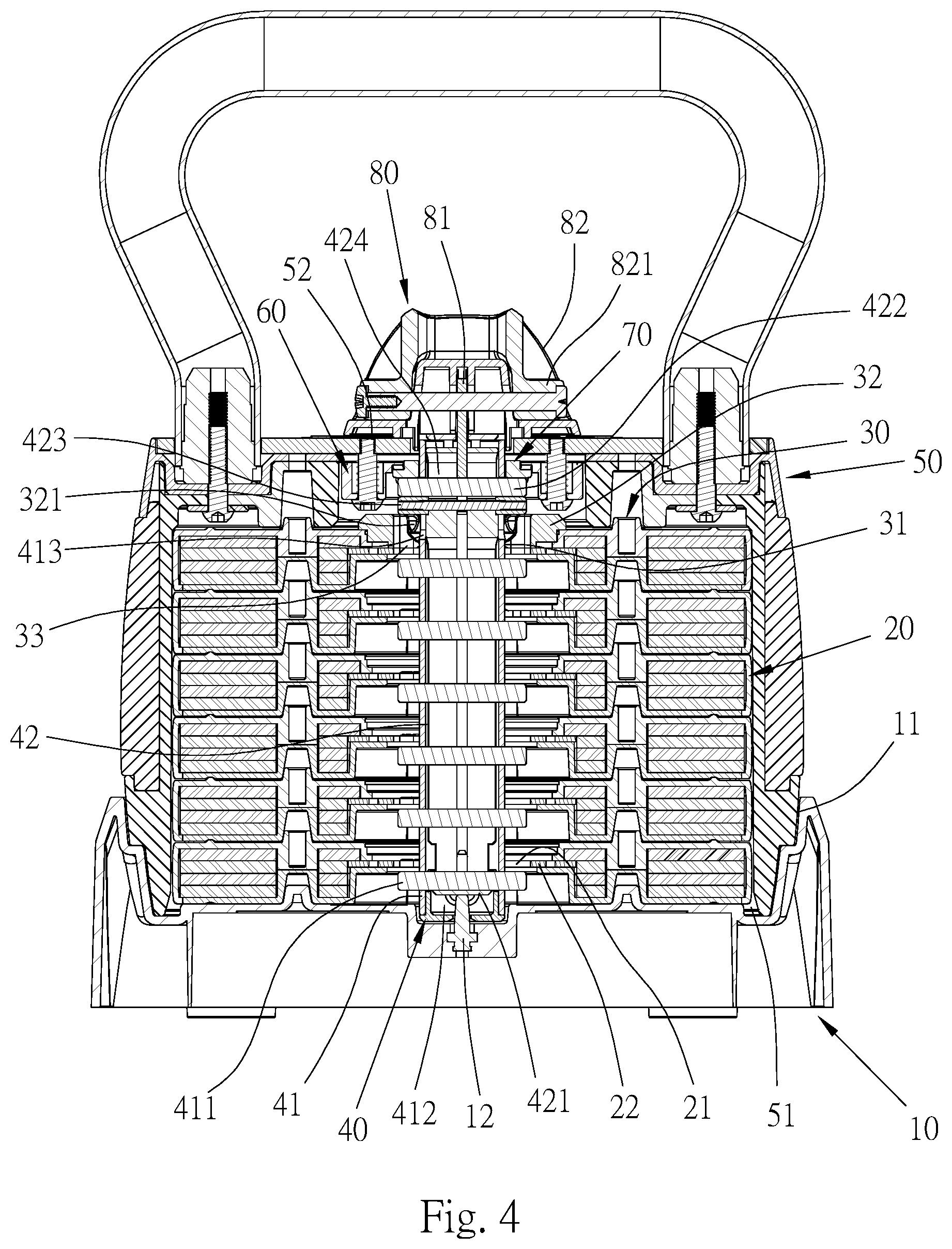 Patent US12508464 Figure 4 – Kettlebell