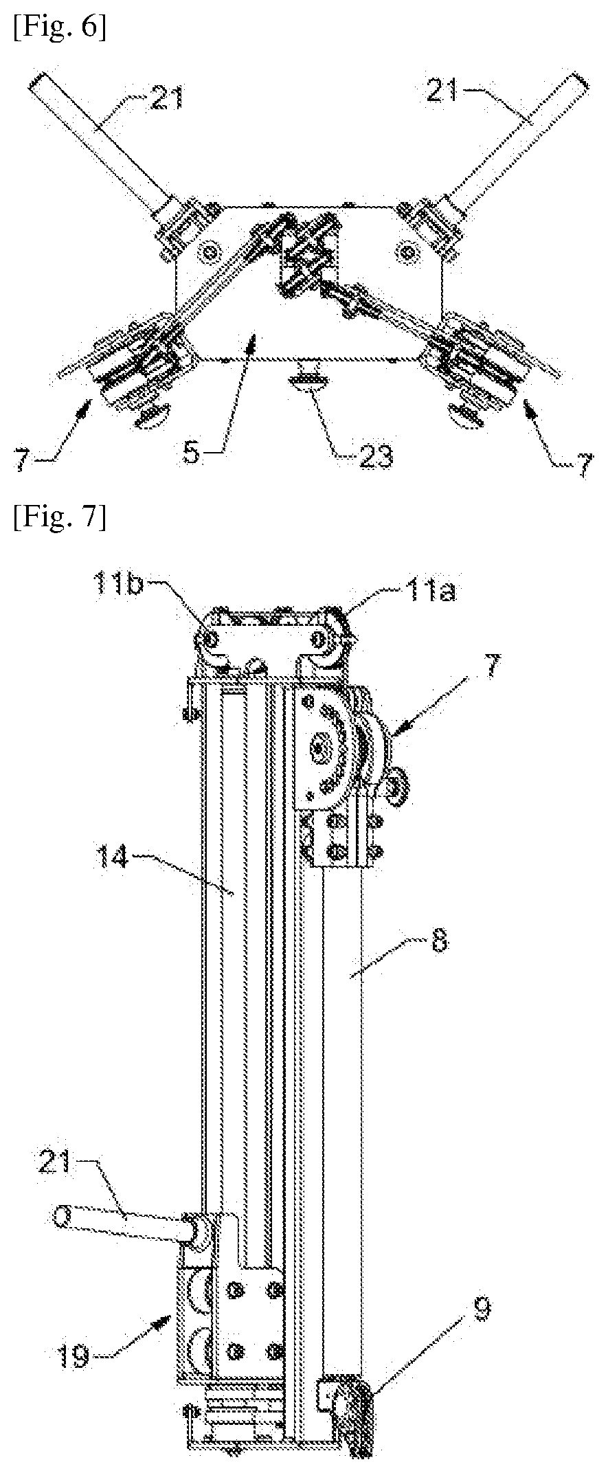 Patent US12508467 Figure 5 – Apparatus for the practice of physical exercises with a cable stretch variation system