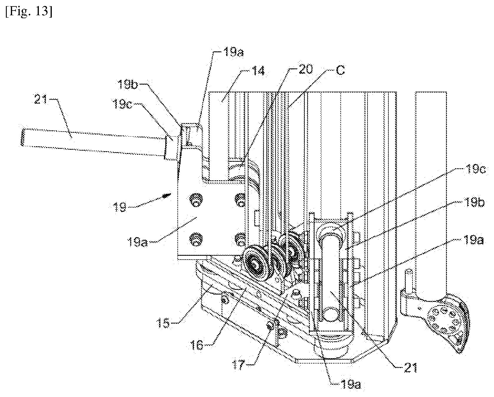 Patent US12508467 Figure 10 – Apparatus for the practice of physical exercises with a cable stretch variation system