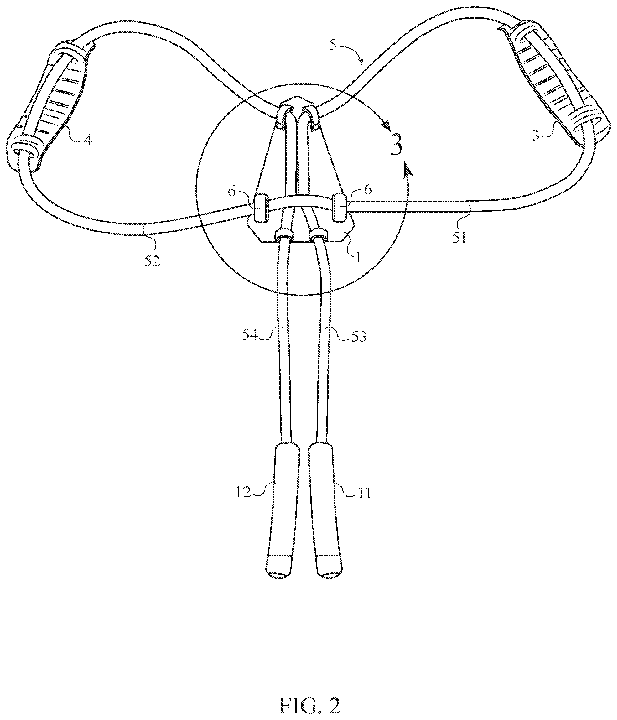Patent US12508468 Figure 2 – Elastic resistance support