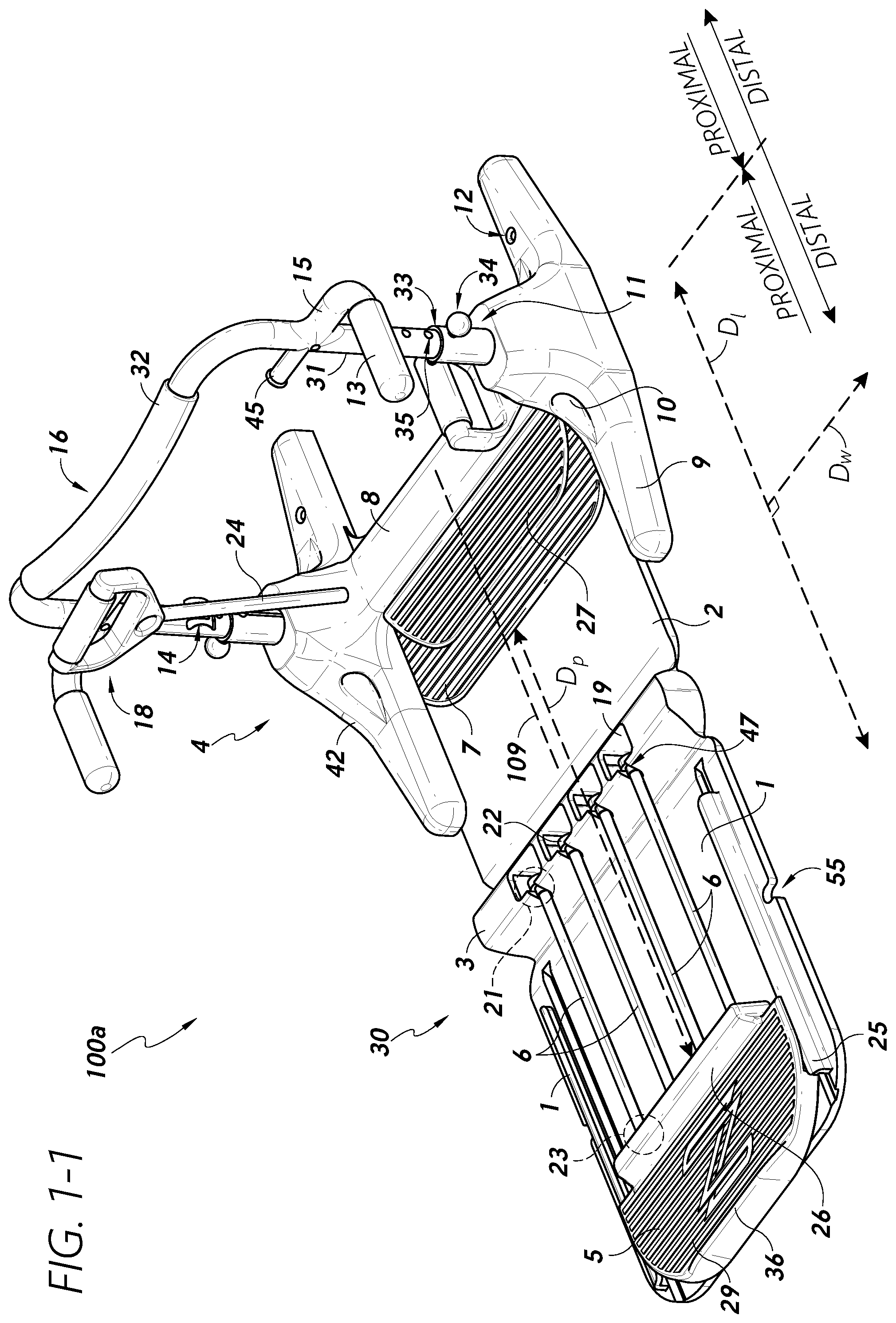 Patent US12508470 Figure 1 – Glide platform assemblies