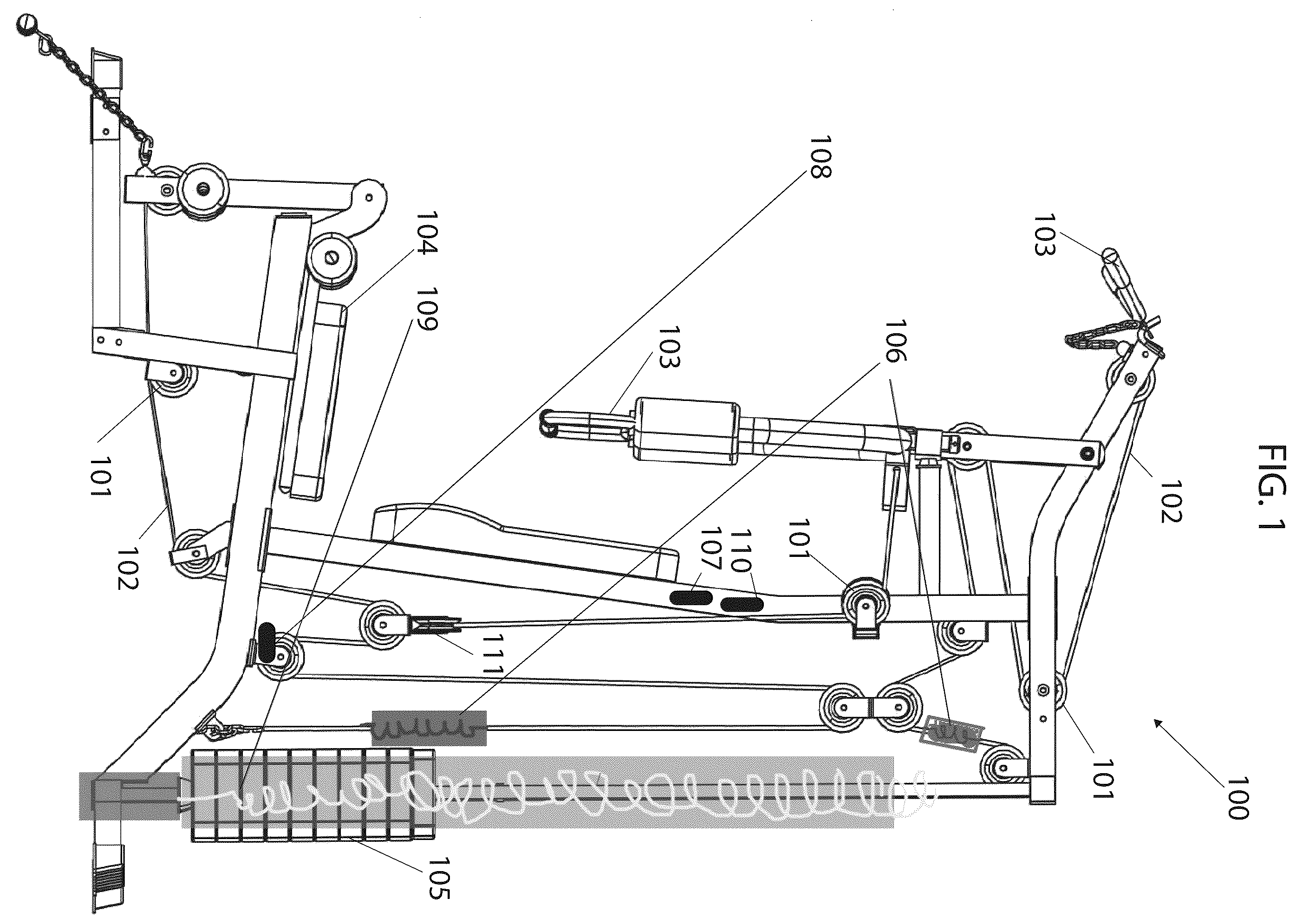 Patent US12508474 — Smart gym equipment — Figure 1