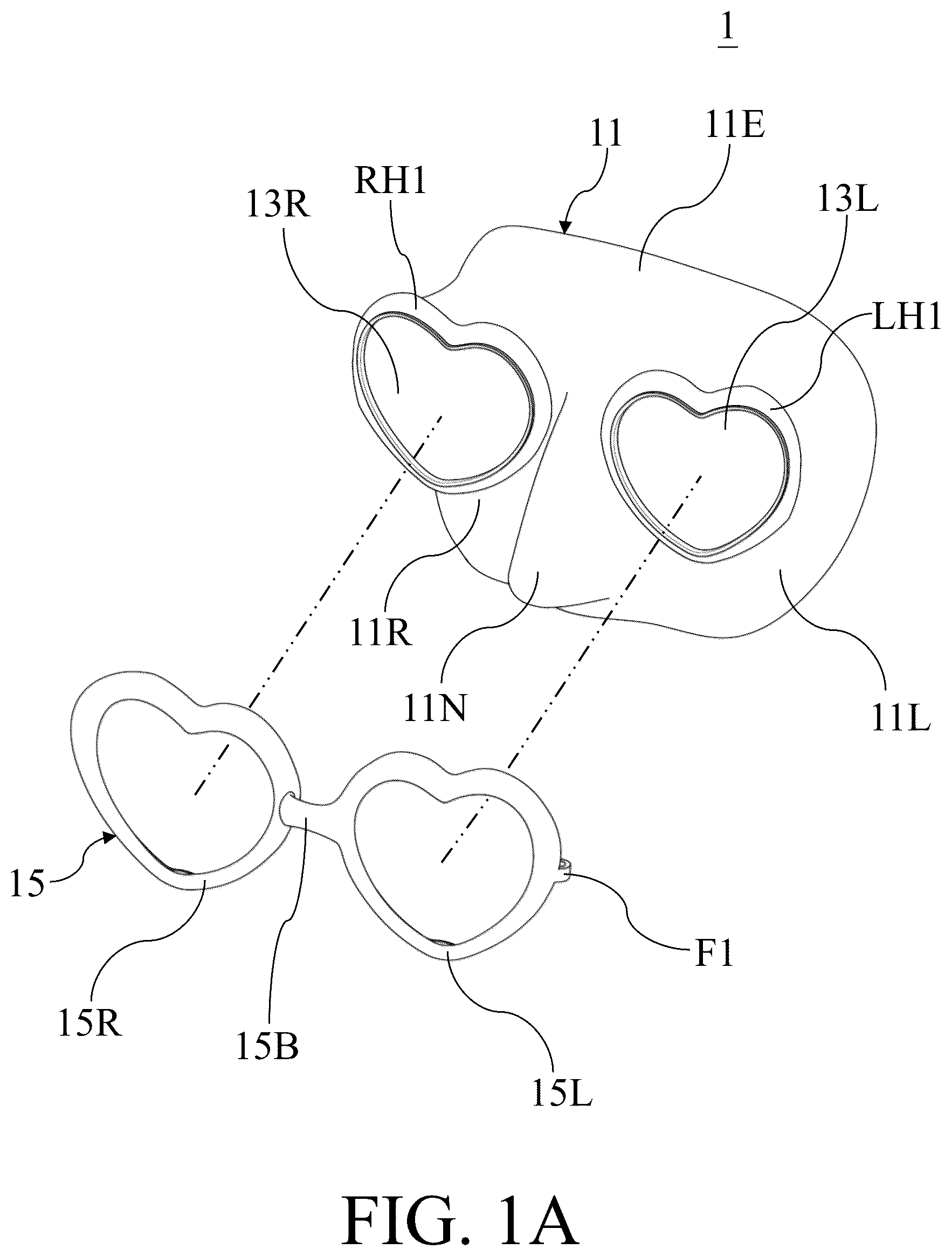 Patent US12508475 Figure 1 – Water sports mask