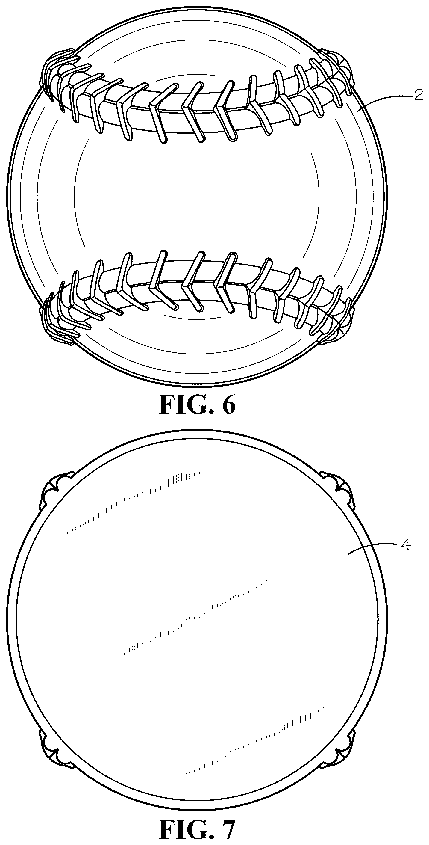 Patent US12508476 Figure 4 – Non-spherical and mass shifted athletic training ball