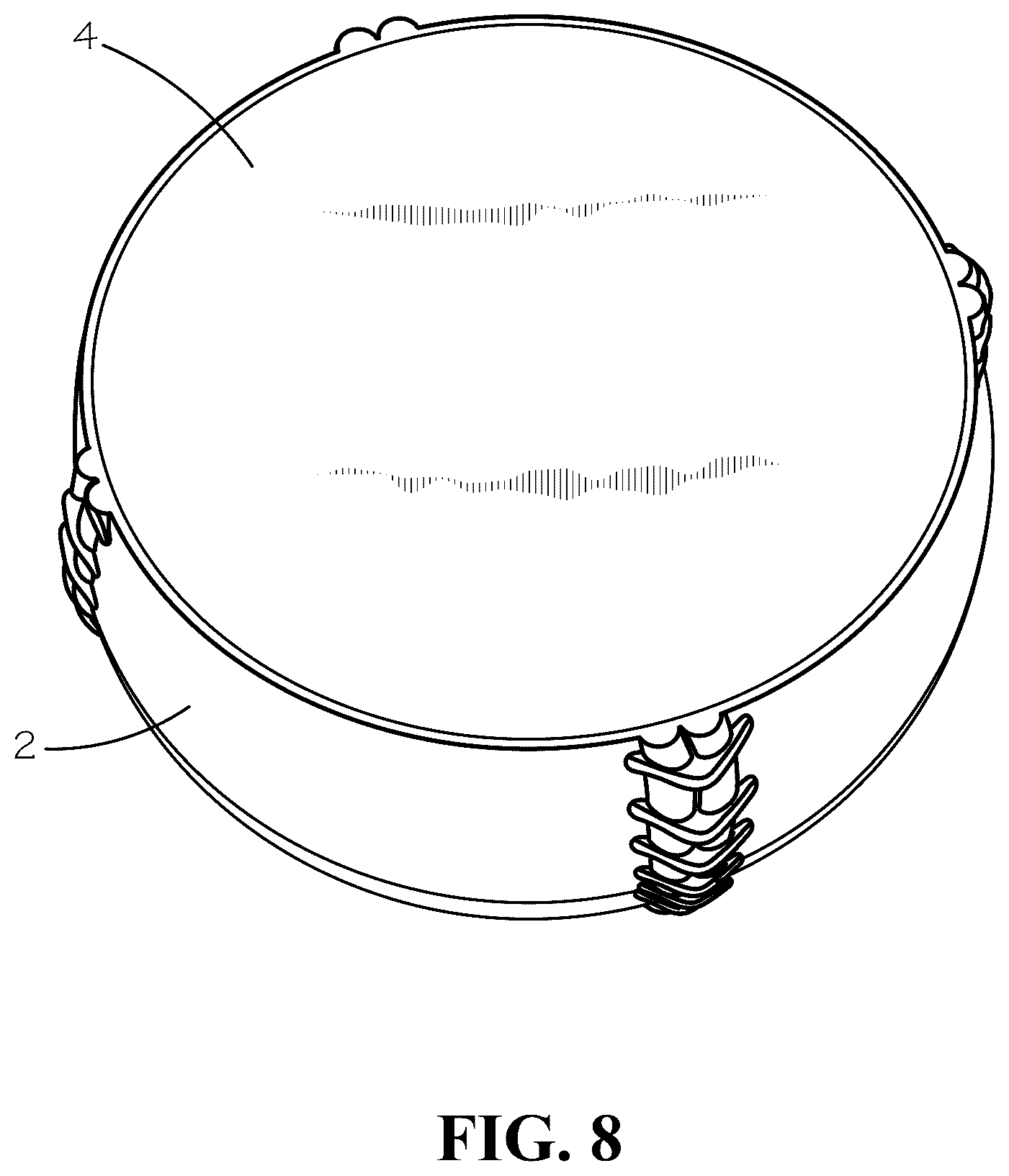 Patent US12508476 Figure 5 – Non-spherical and mass shifted athletic training ball