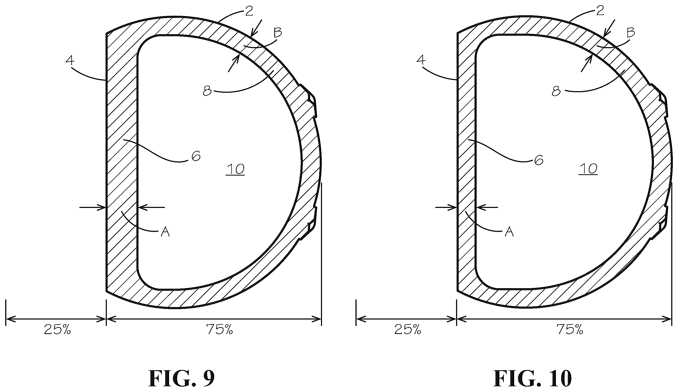 Patent US12508476 Figure 6 – Non-spherical and mass shifted athletic training ball