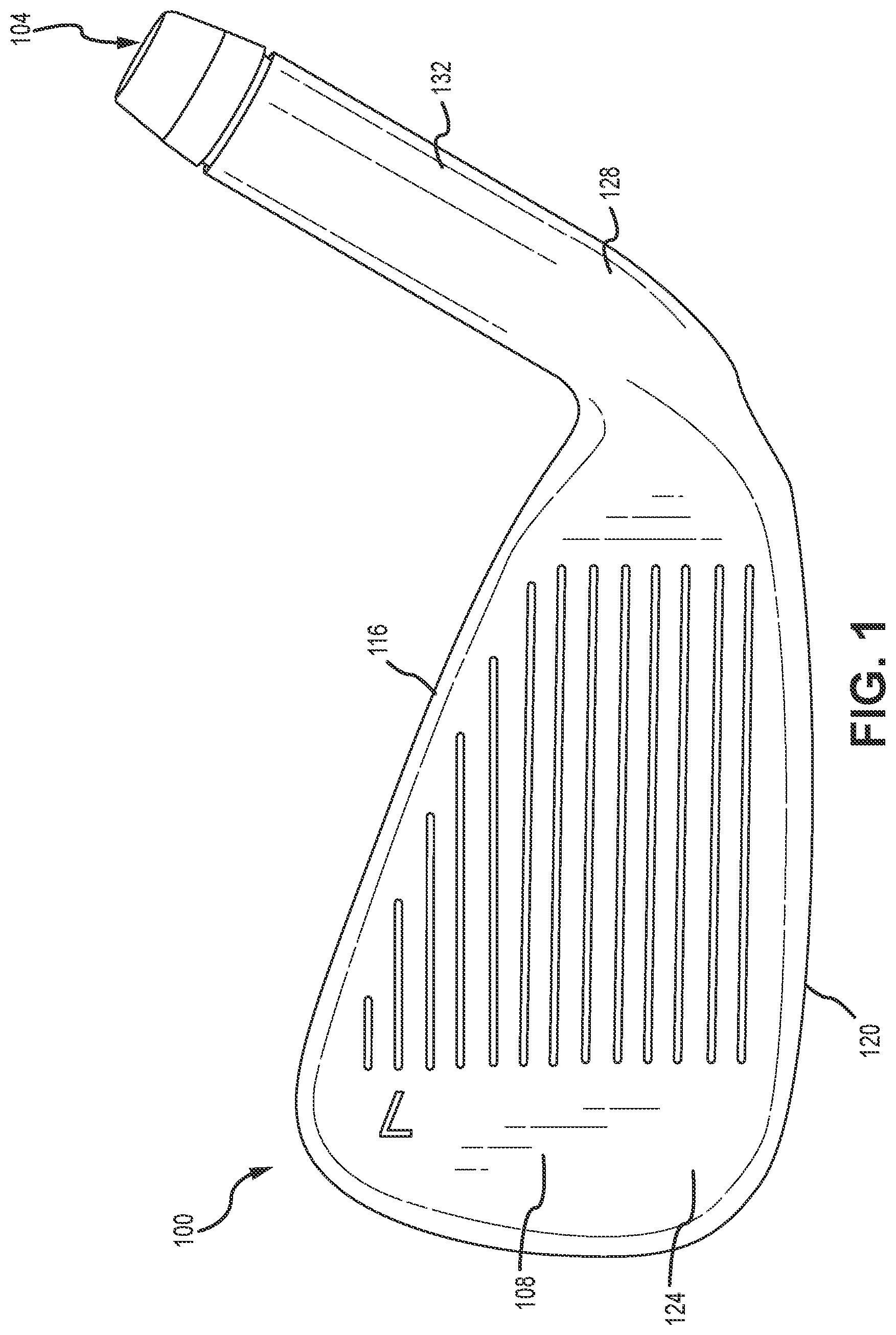 Patent US12508477 Figure 1 – Golf club heads with golf coupling mechanisms