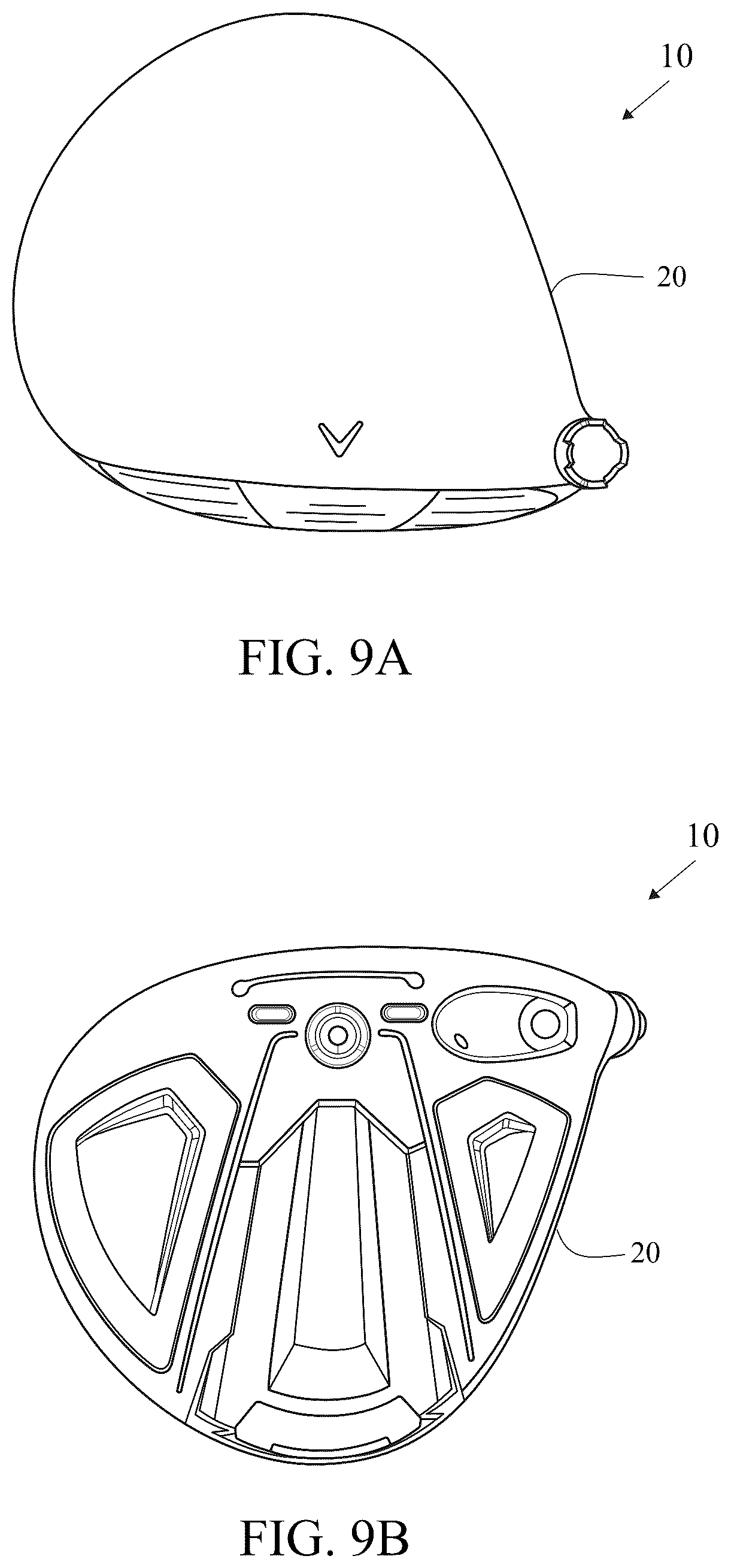 Patent US12508478 Figure 11 – Composite components of a golf club head