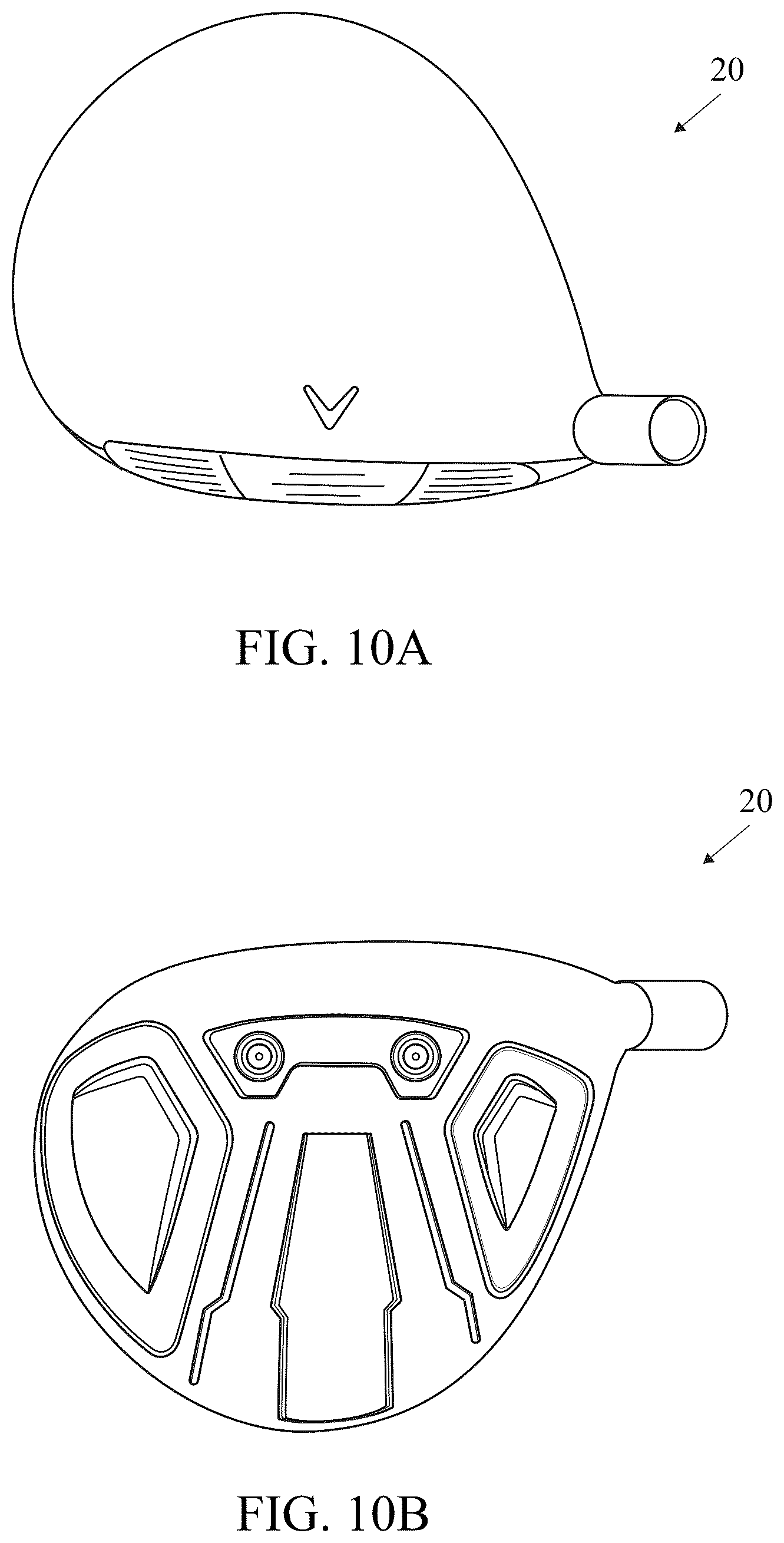 Patent US12508478 Figure 14 – Composite components of a golf club head