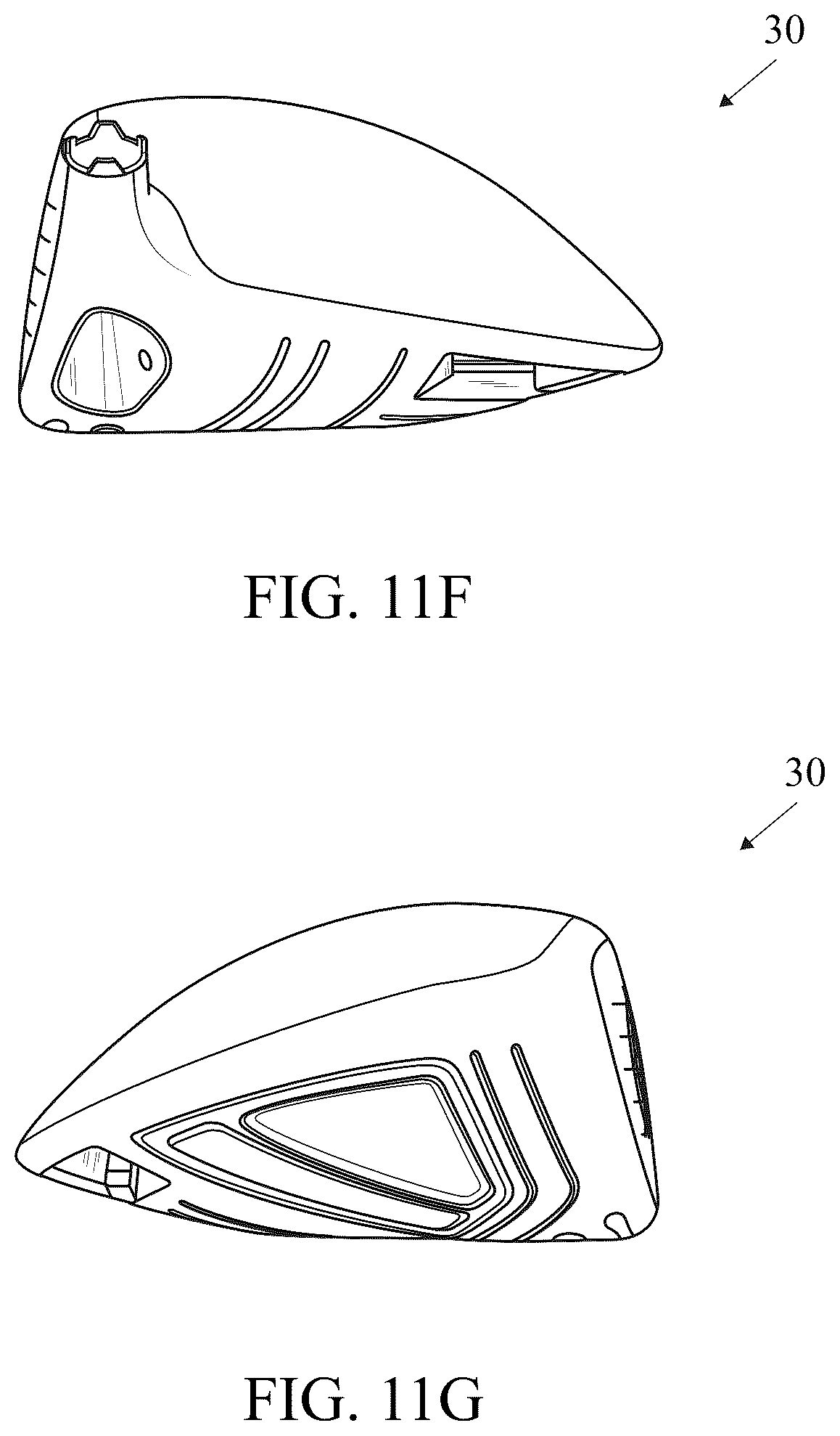 Patent US12508478 Figure 19 – Composite components of a golf club head