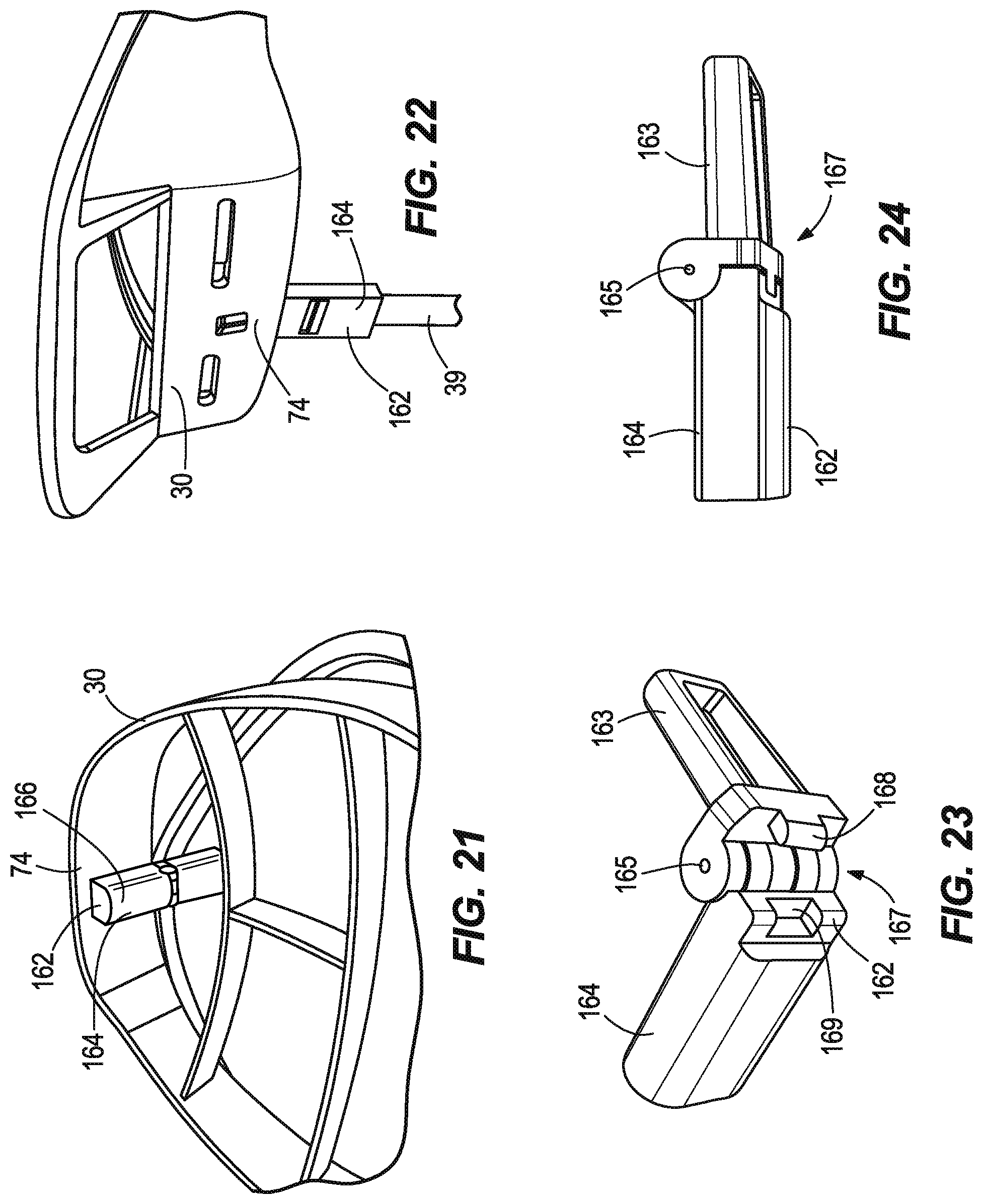 Patent US12508481 Figure 16 – Snap fit golf bag assembly
