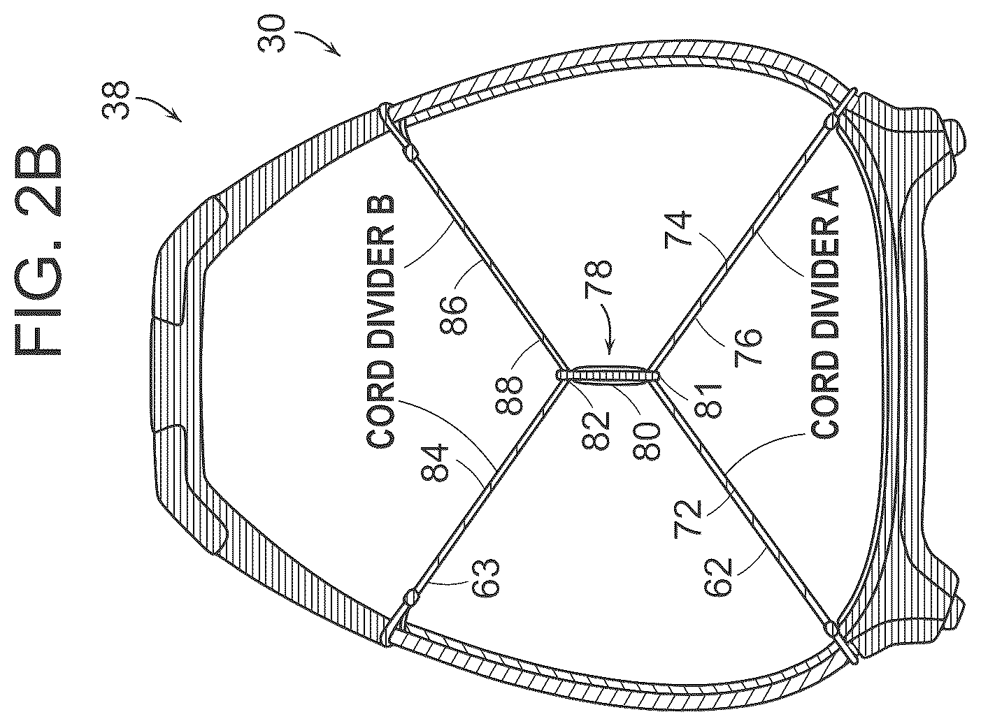 Patent US12508482 Figure 3 – Golf bag having lightweight top frame with three-dimensional printed structures