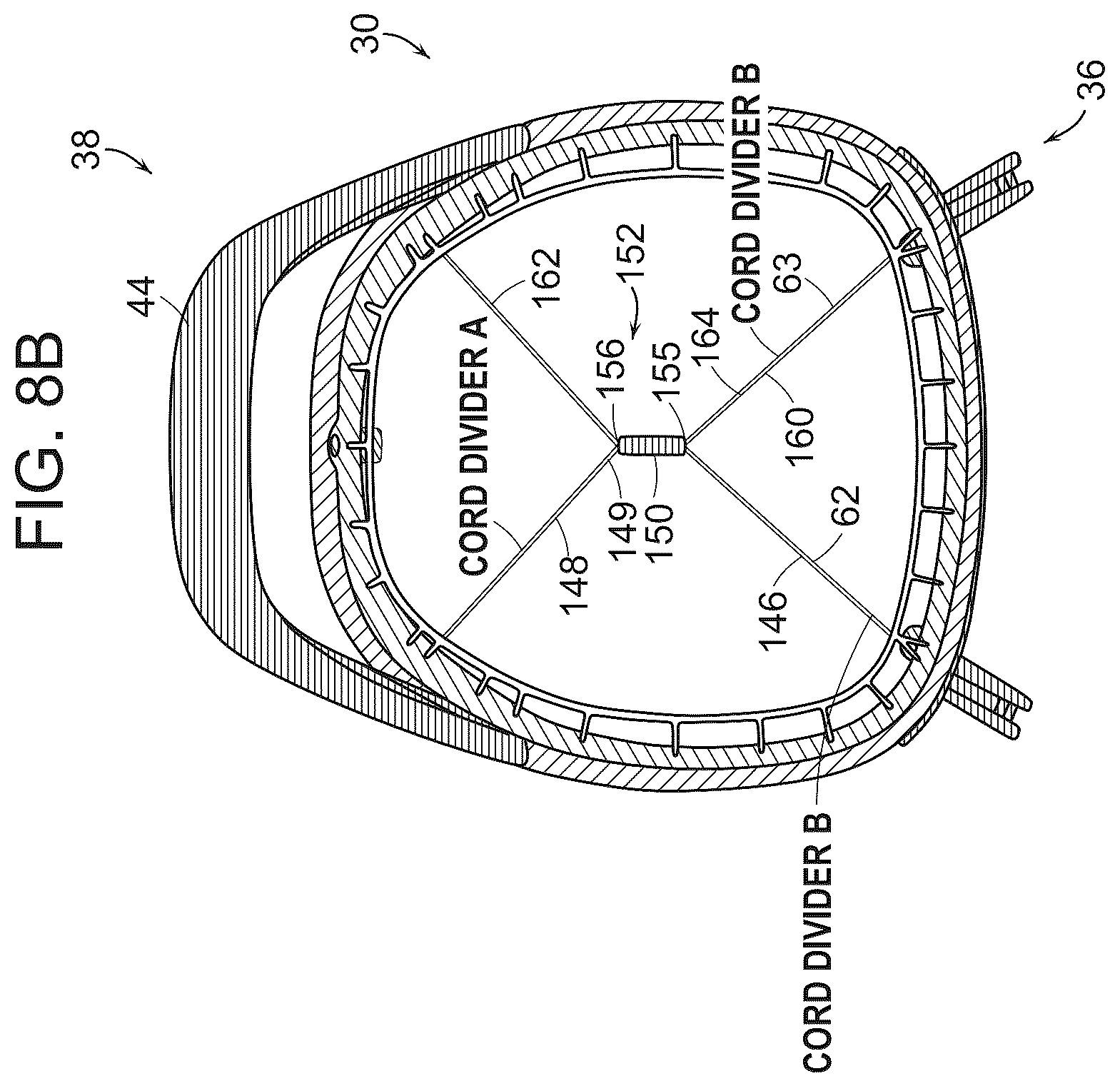 Patent US12508482 Figure 11 – Golf bag having lightweight top frame with three-dimensional printed structures