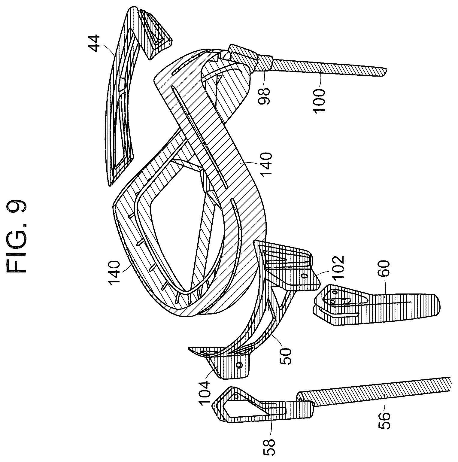 Patent US12508482 Figure 12 – Golf bag having lightweight top frame with three-dimensional printed structures