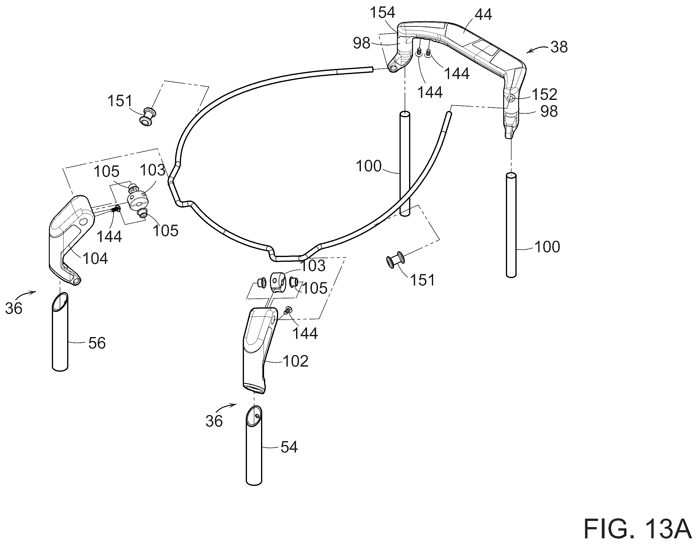 Patent US12508482 Figure 17 – Golf bag having lightweight top frame with three-dimensional printed structures