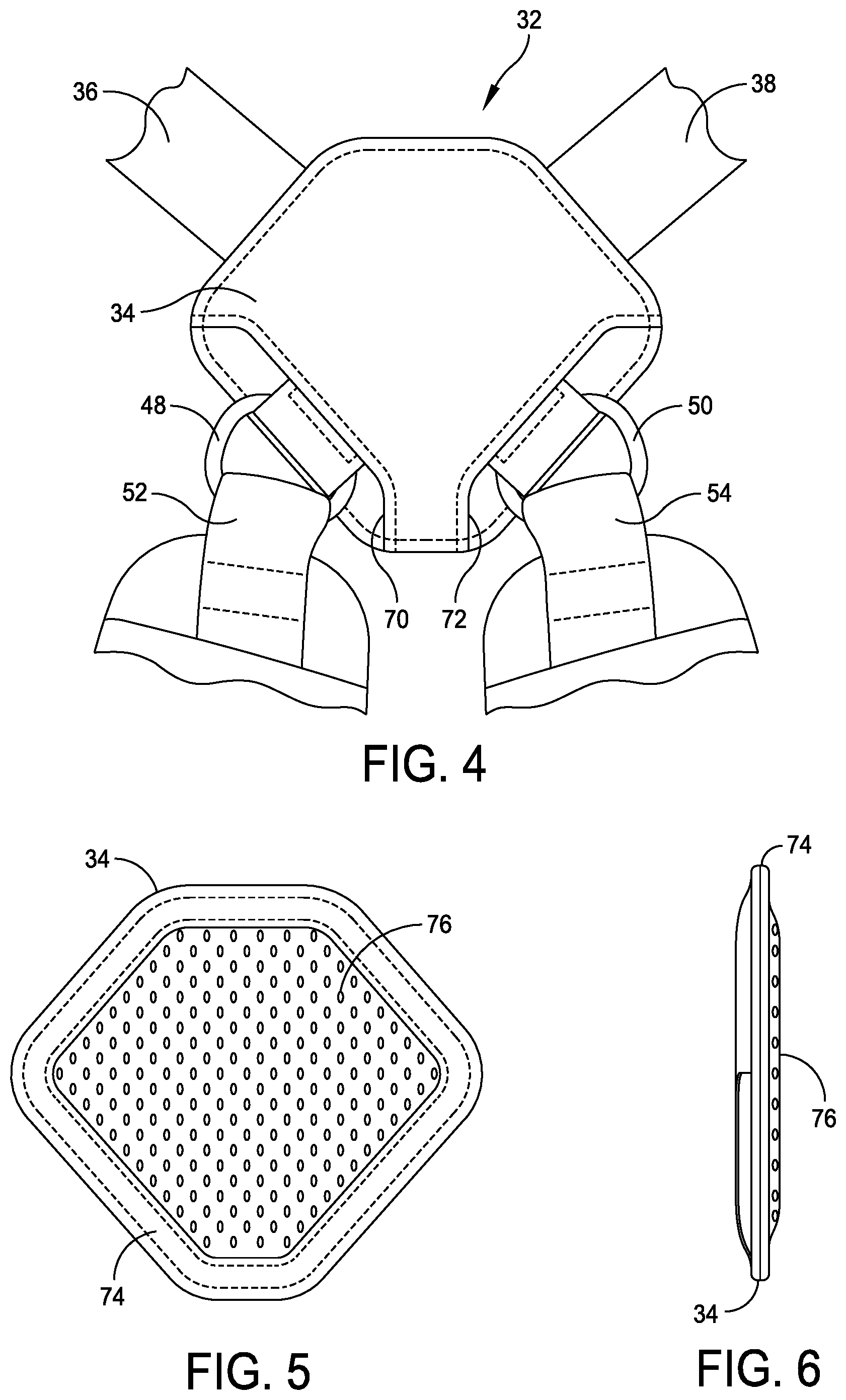 Patent US12508483 Figure 3 – Golf bag shoulder strap system