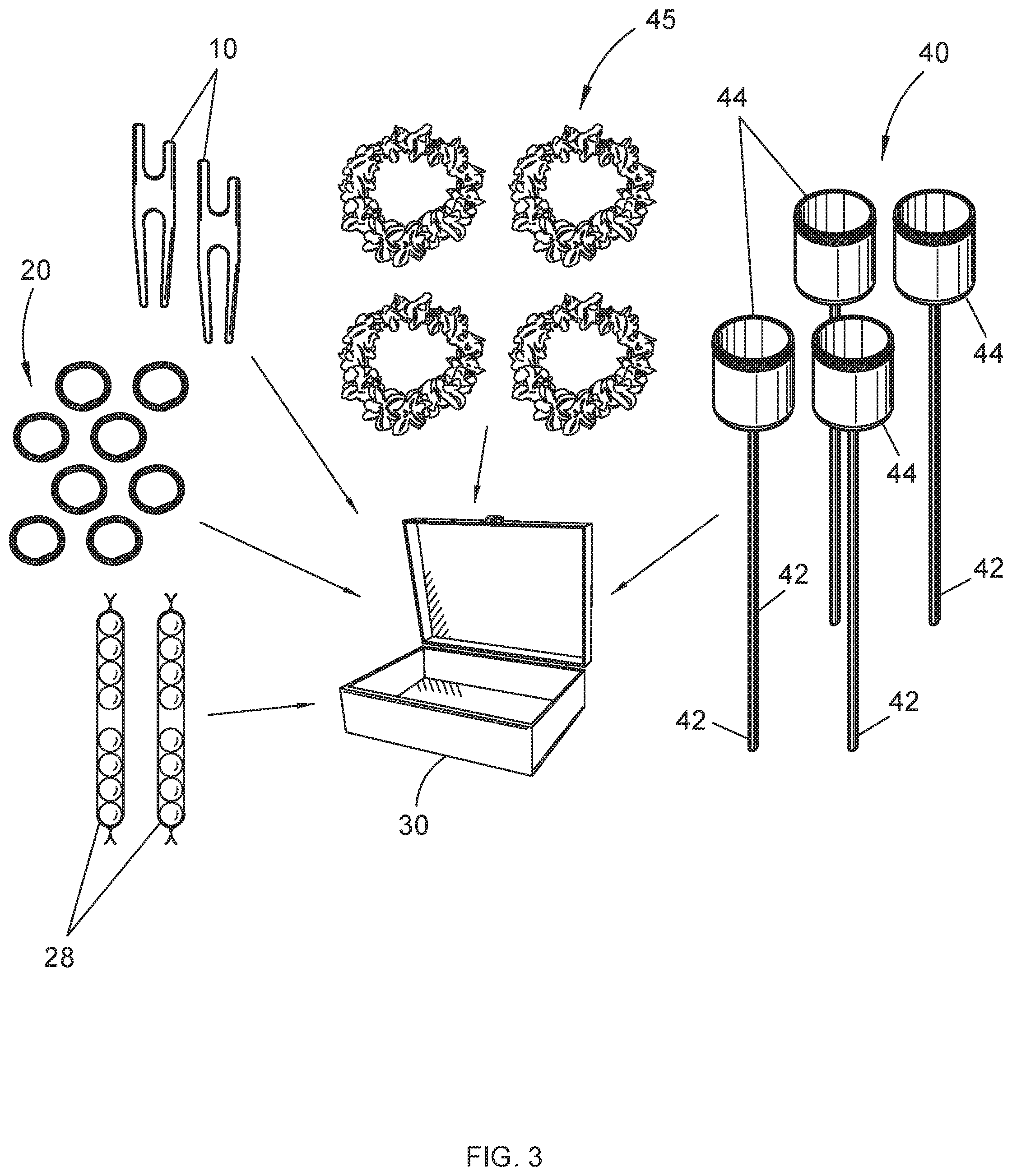 Patent US12508484 Figure 3 – Beach game and rack assemblies