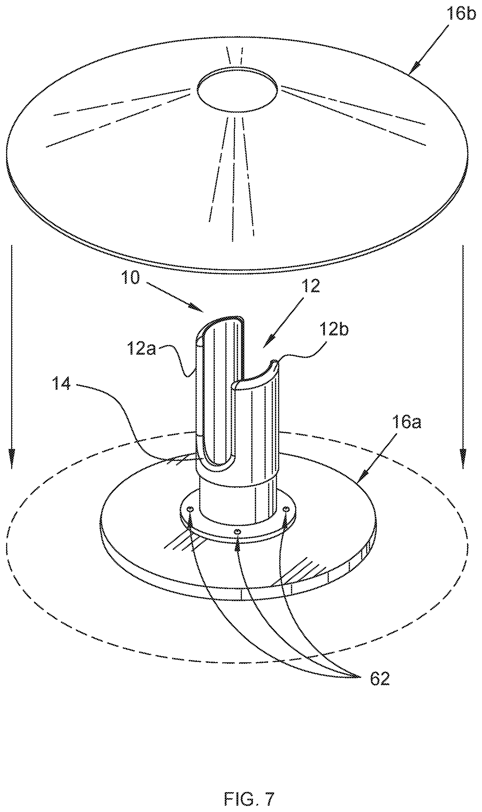 Patent US12508484 Figure 7 – Beach game and rack assemblies