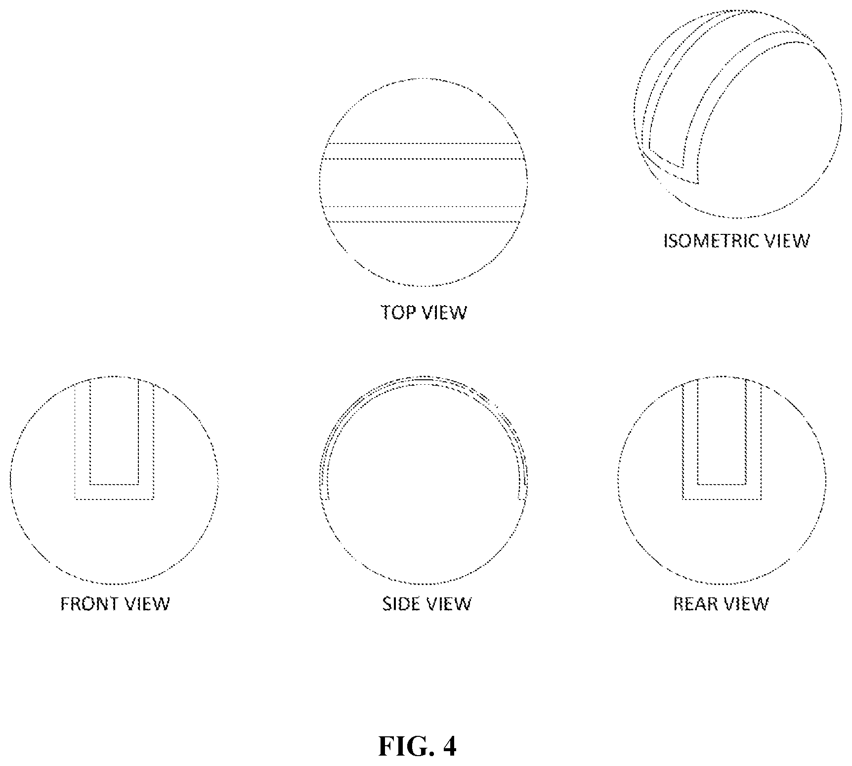 Patent US12508487 Figure 4 – Golf ball having at least one radar detectable mark