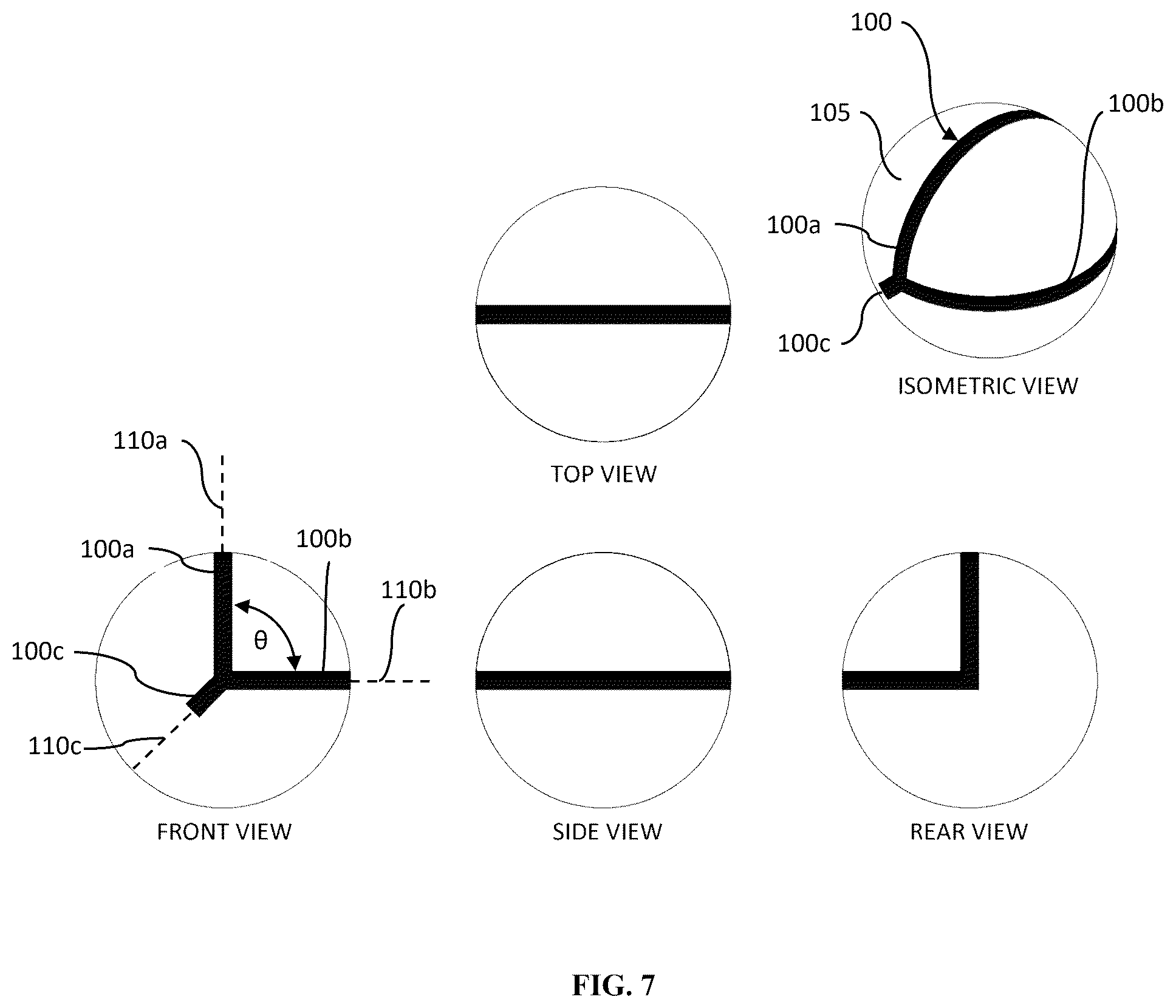 Patent US12508487 Figure 7 – Golf ball having at least one radar detectable mark