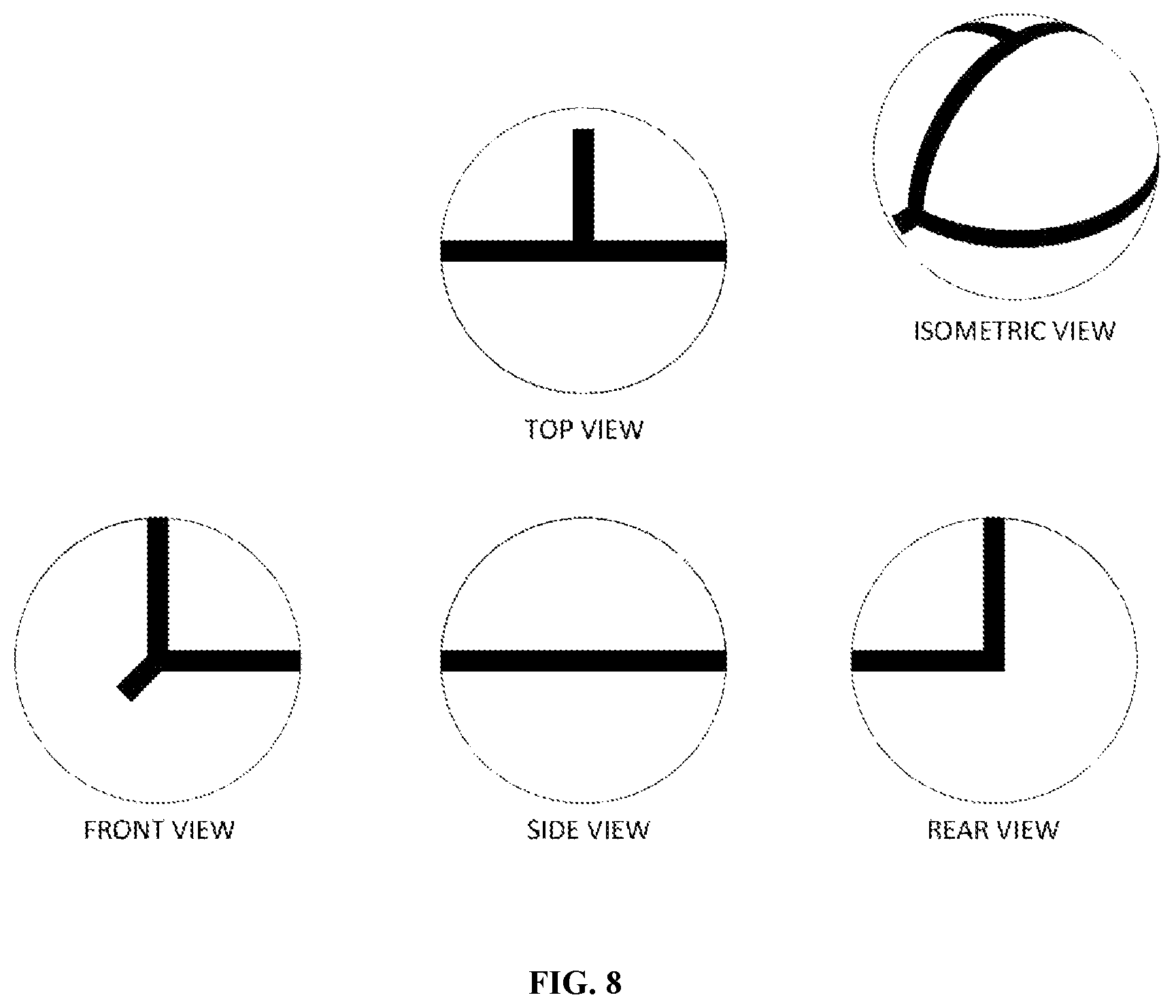 Patent US12508487 Figure 8 – Golf ball having at least one radar detectable mark