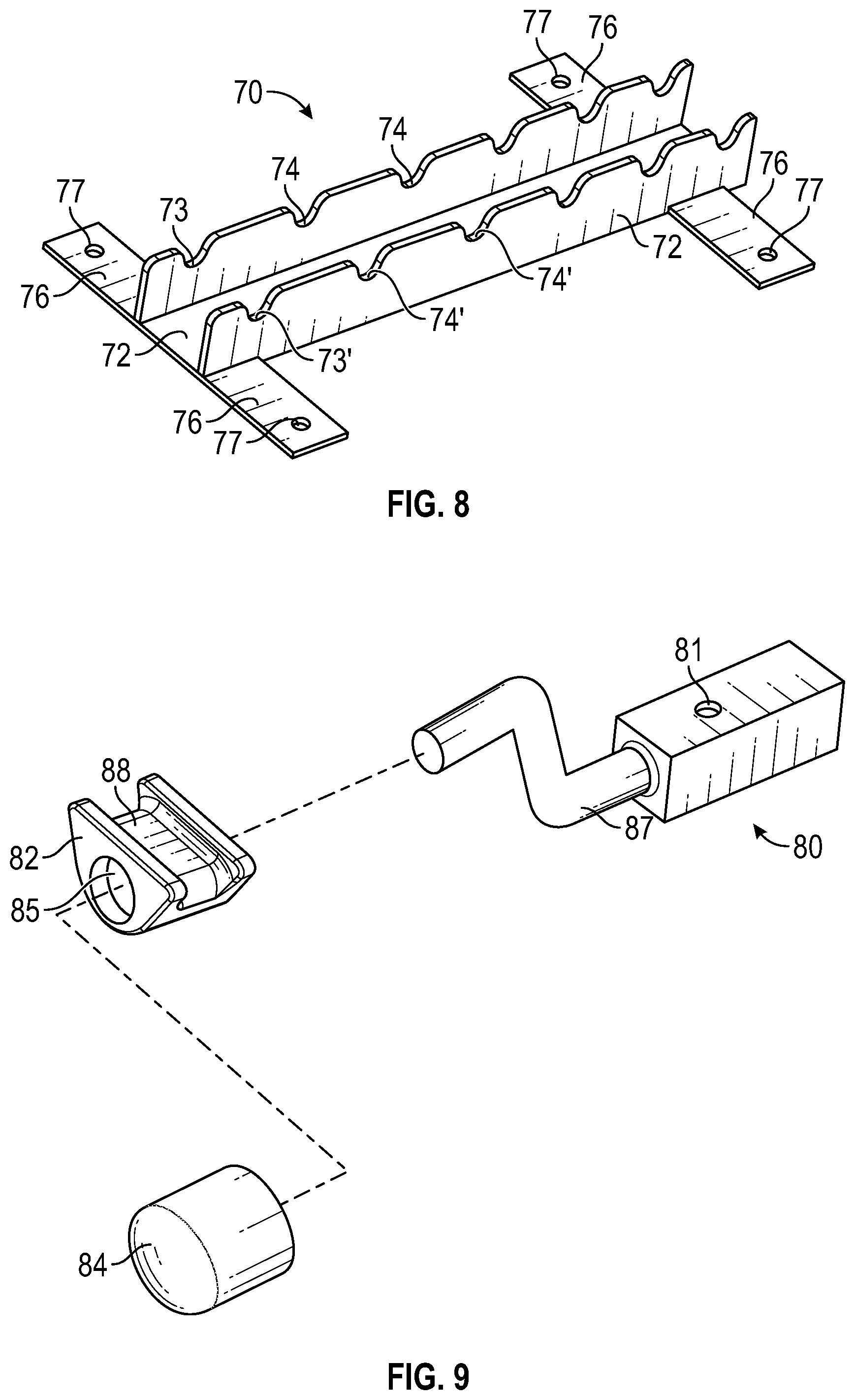Patent US12508489 Figure 8 – Exercise equipment storage and transport