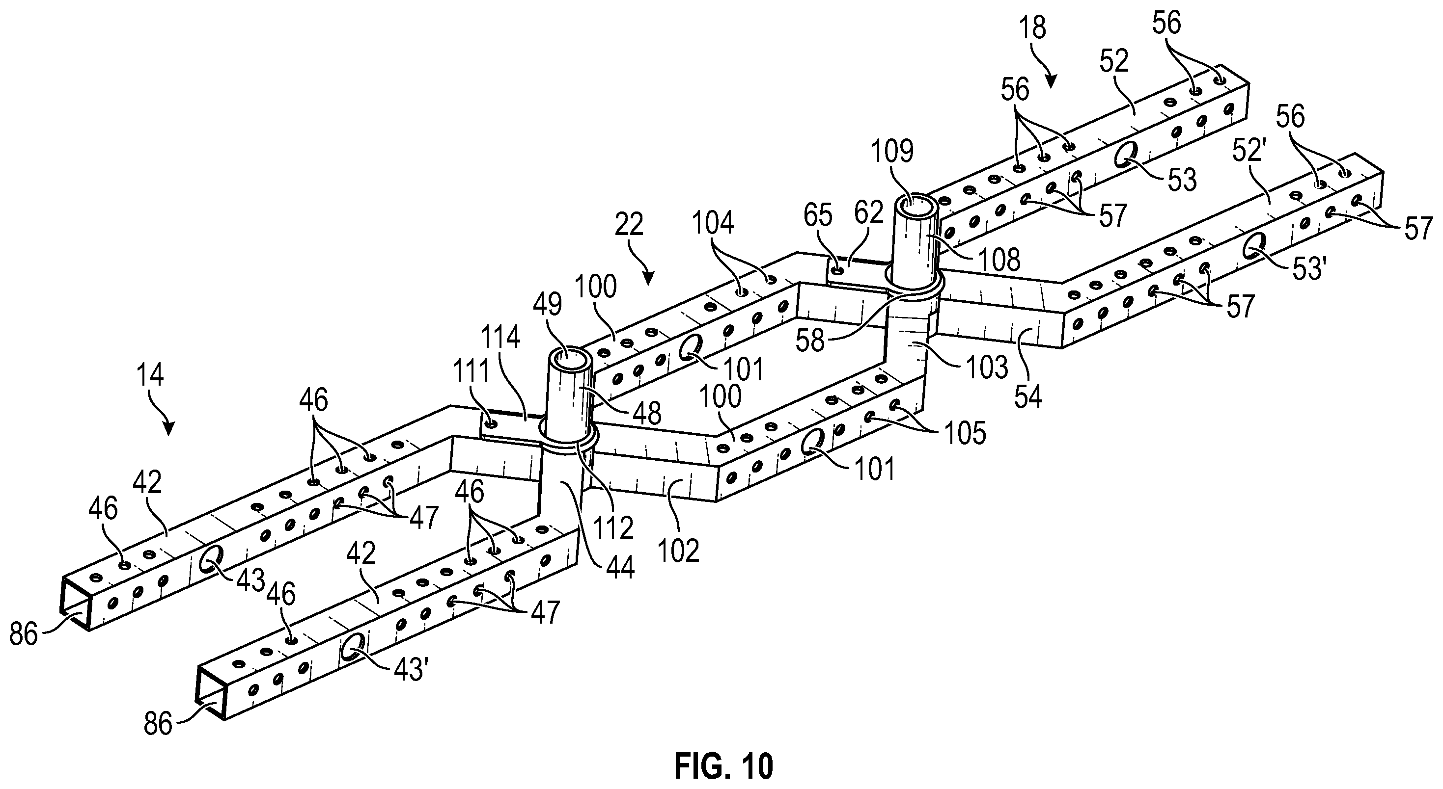 Patent US12508489 Figure 9 – Exercise equipment storage and transport