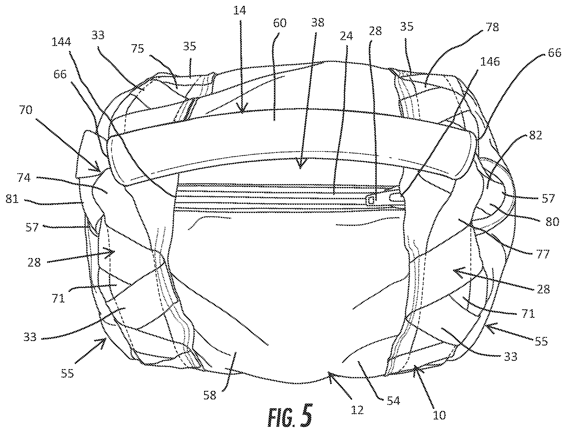 Patent US12508490 Figure 3 – Weighted bag and shell for holding one or more weighted articles