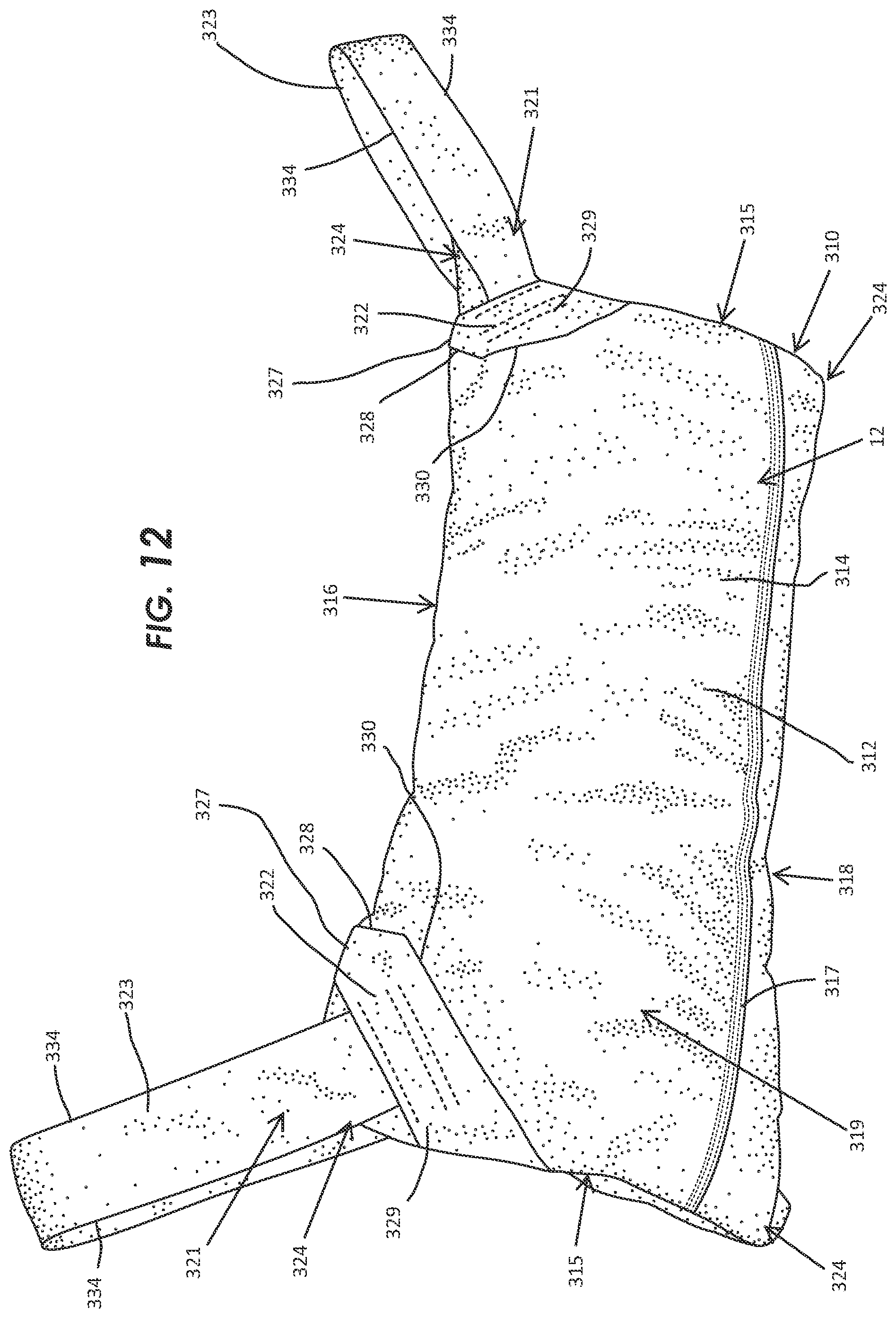 Patent US12508490 Figure 11 – Weighted bag and shell for holding one or more weighted articles