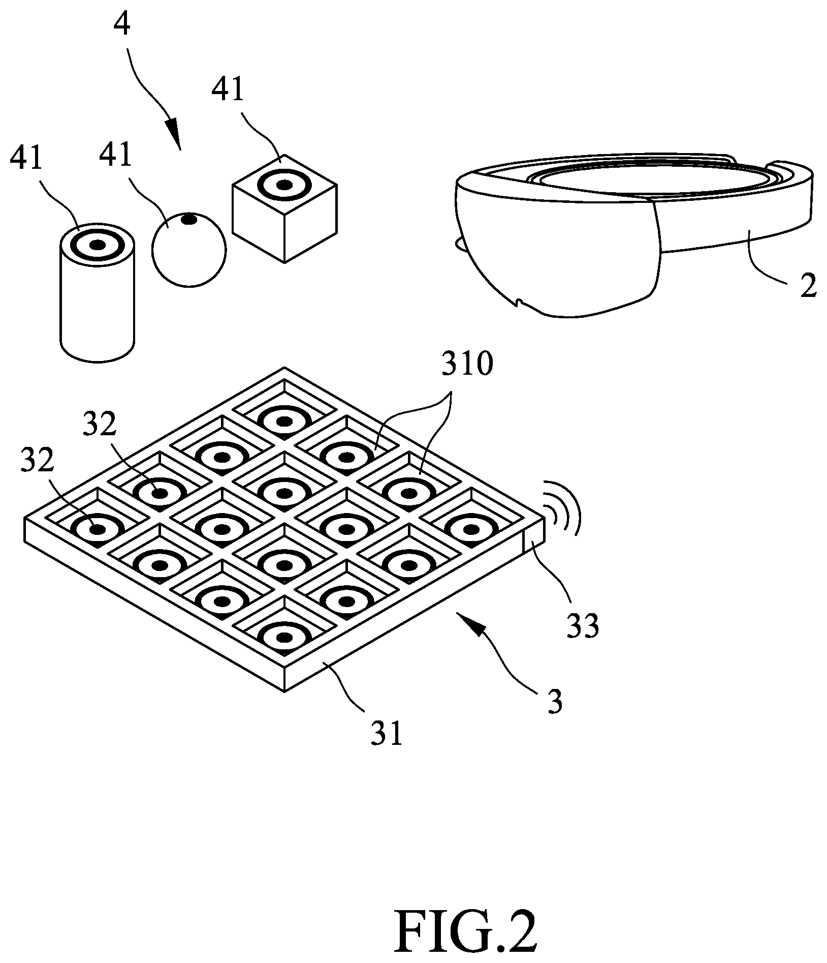 Patent US12508491 Figure 2 – Hand rehabilitation system using interactive augmented reality