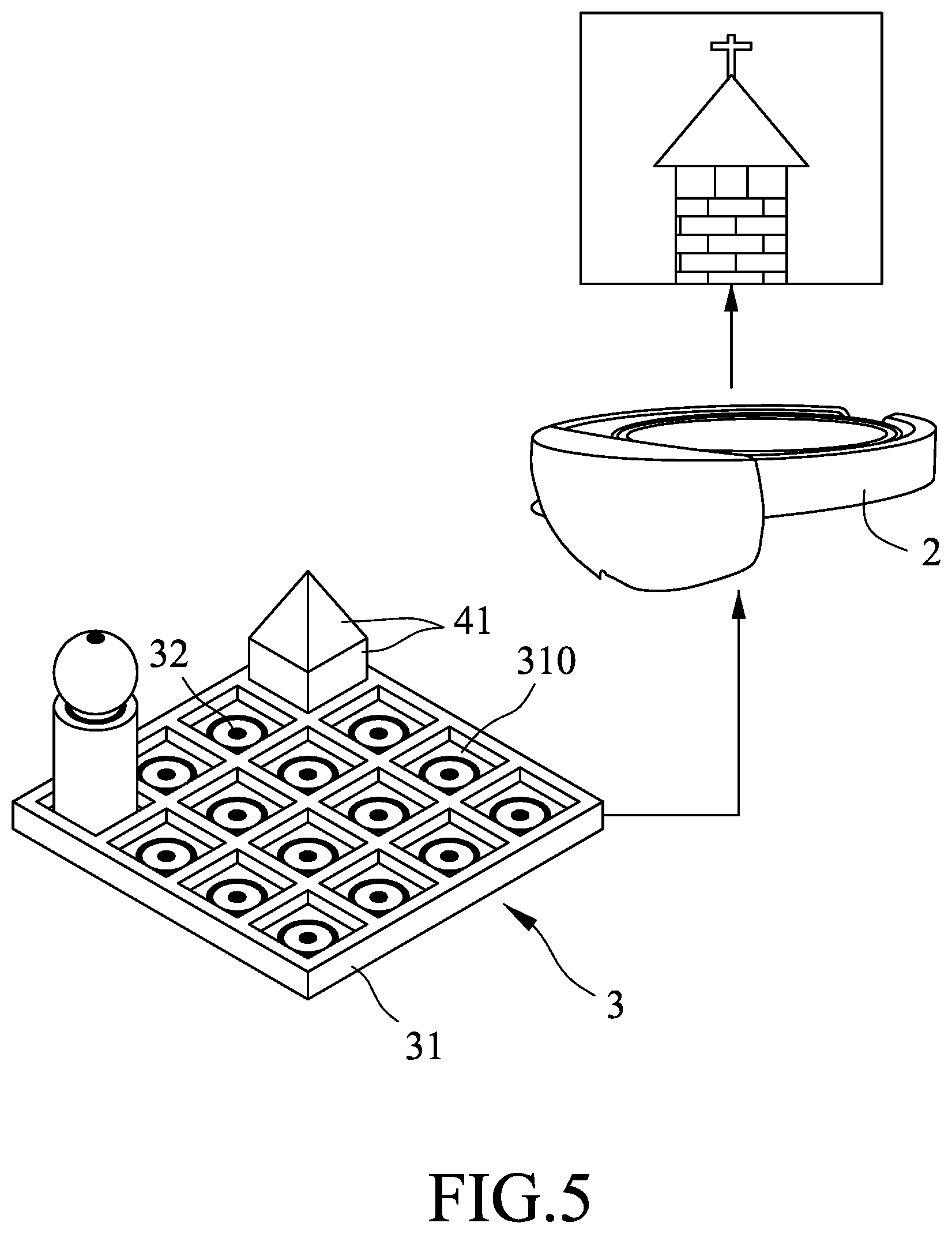 Patent US12508491 Figure 5 – Hand rehabilitation system using interactive augmented reality