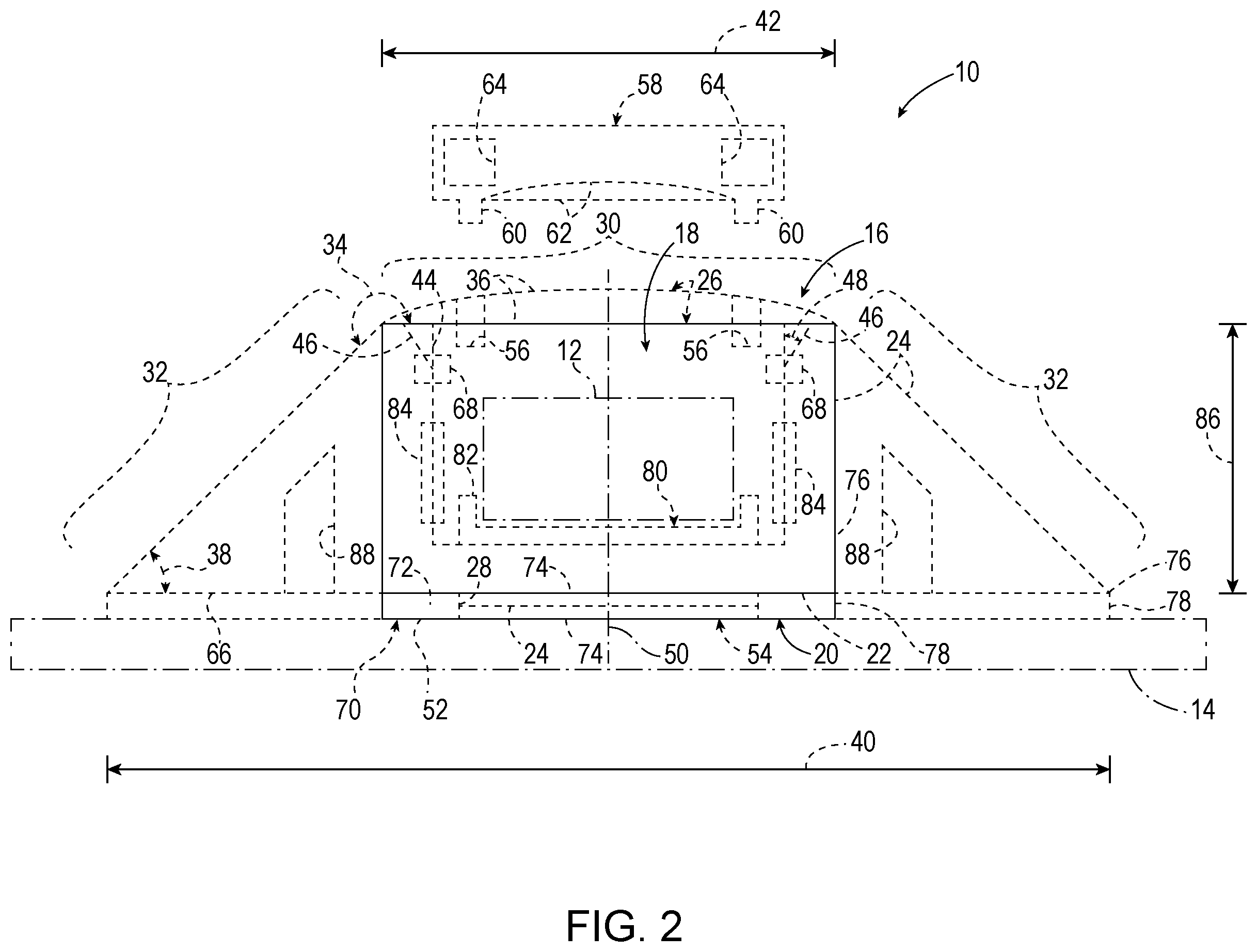 Patent US12508494 Figure 2 – Mounts for tracking devices