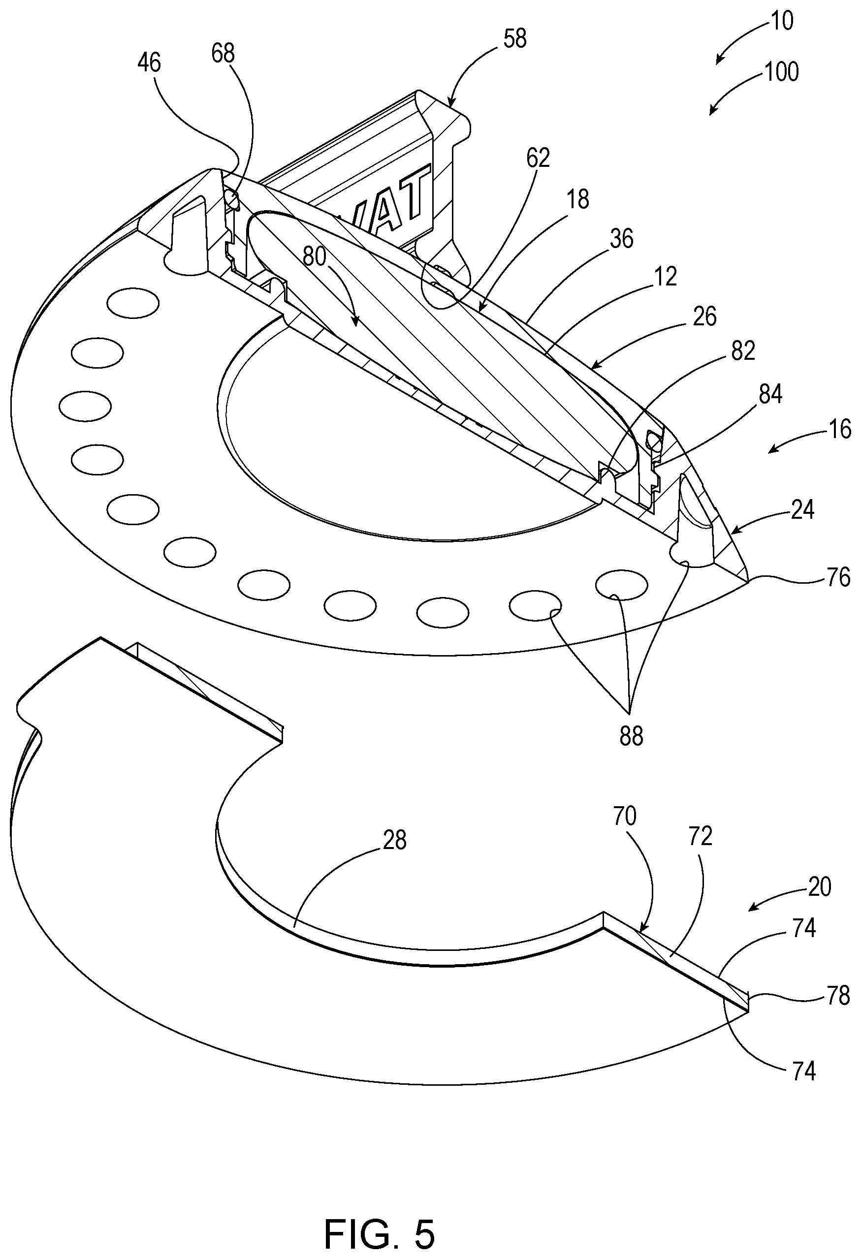 Patent US12508494 Figure 5 – Mounts for tracking devices
