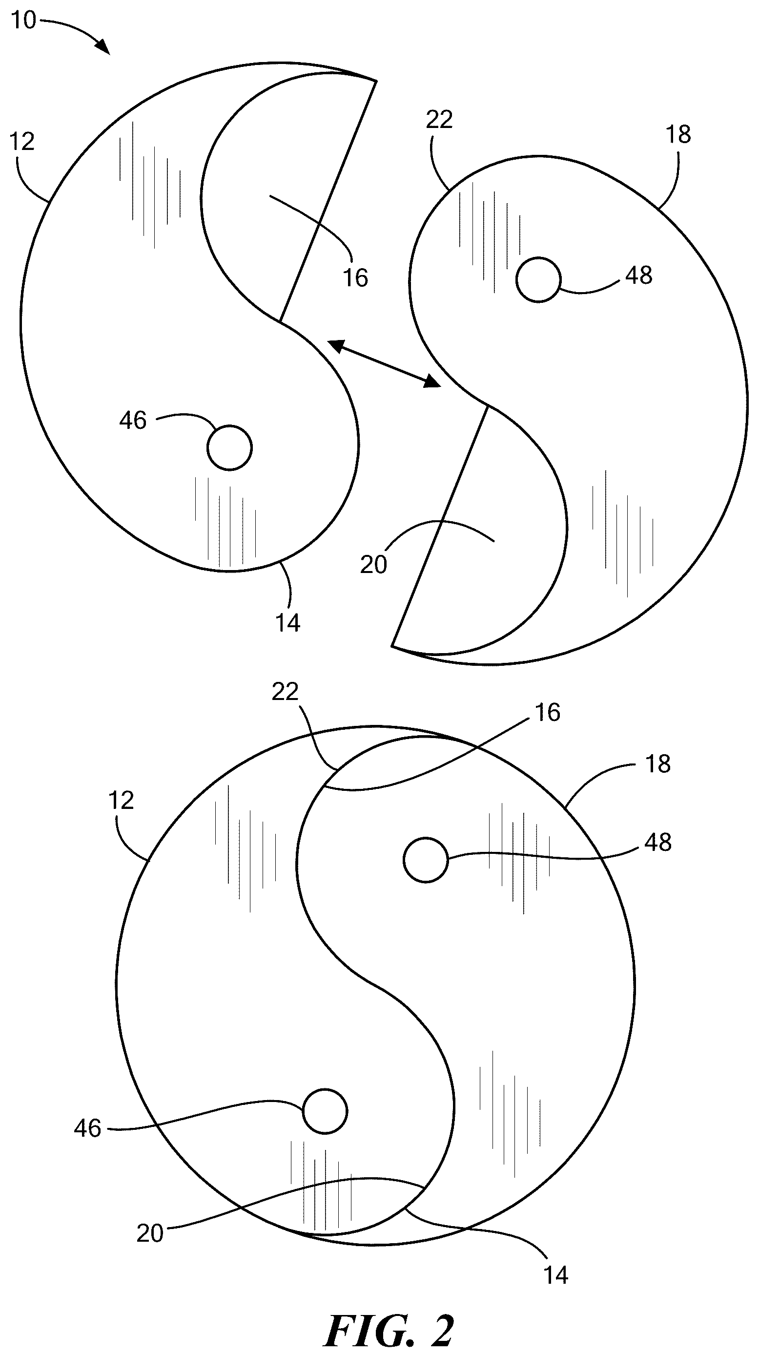 Patent US12508499 Figure 5 – Multi-component structure