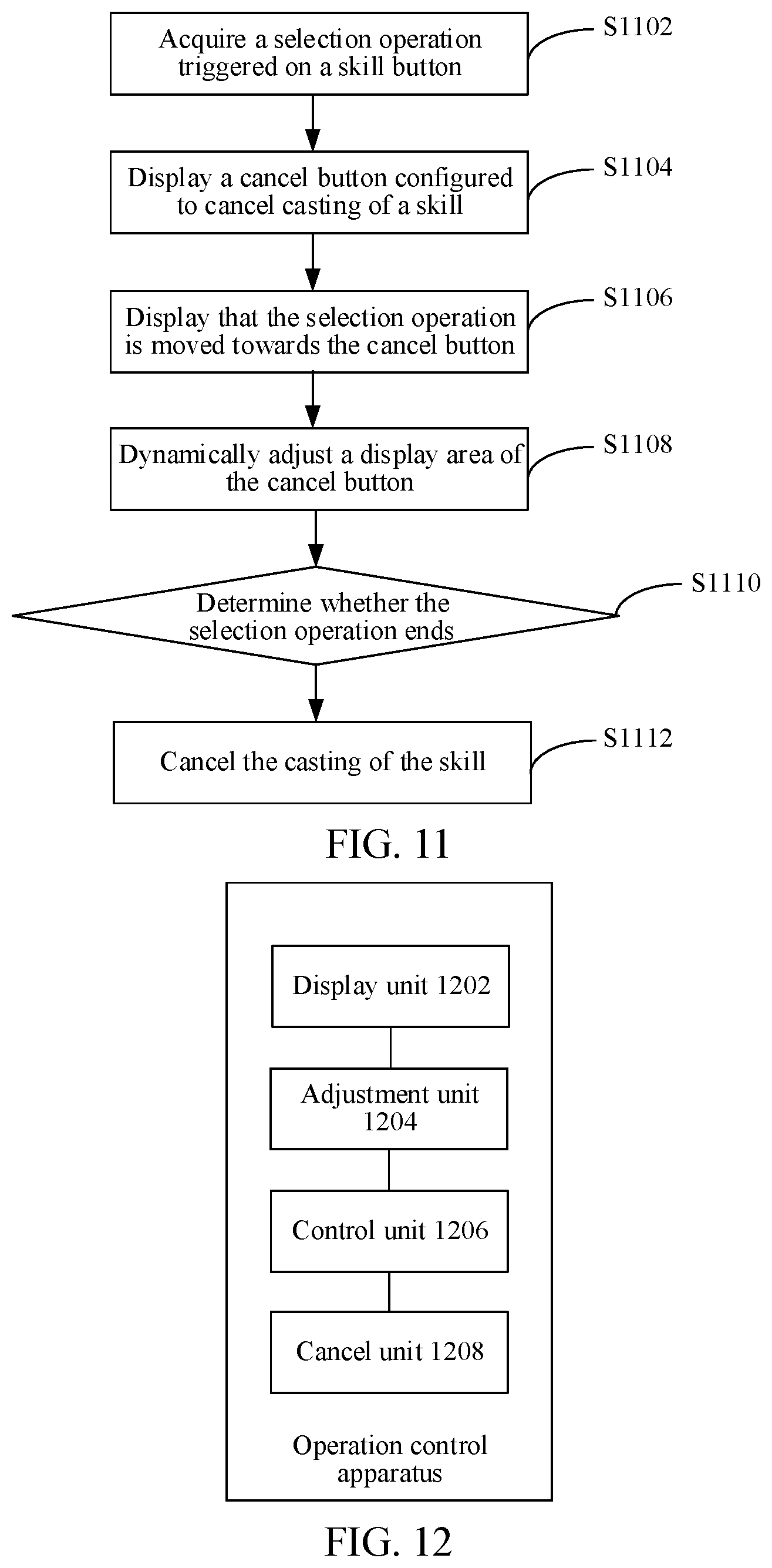 Patent US12508504 Figure 9 – Operation control method and apparatus, storage medium, and electronic device