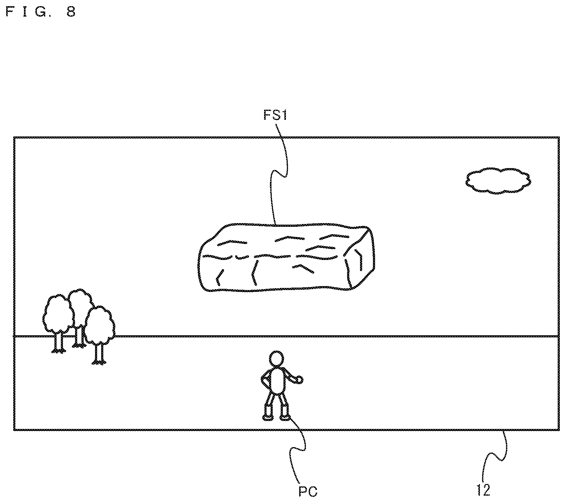 Patent US12508510 Figure 8 – Storage medium, game system, game apparatus, and game processing method