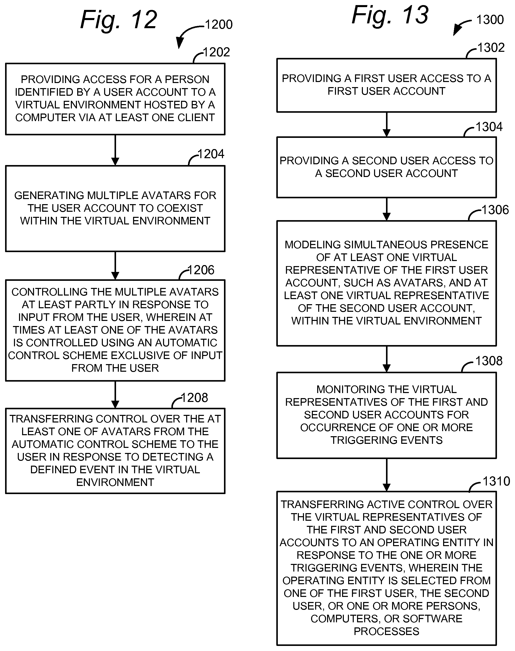 Patent US12508513 Figure 7 – Single user multiple presence in multi-user game