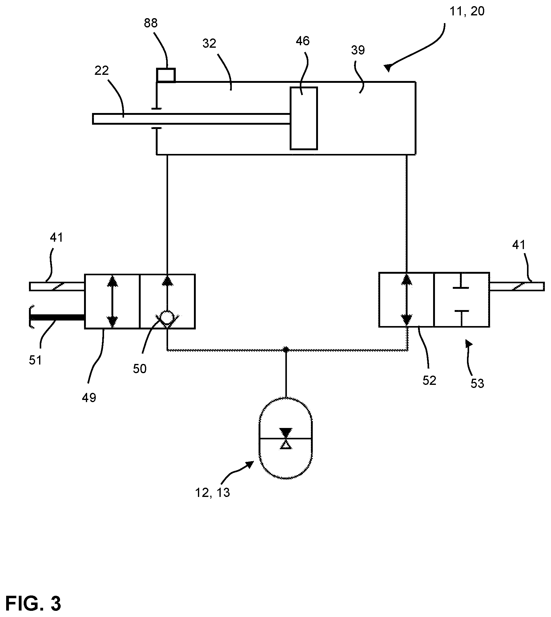 Patent US12508516 Figure 3 – Locking unit for a passenger restraint device, amusement ride passenger unit comprising a passenger restraint device and a locking unit, and method for functional testing of a locking unit