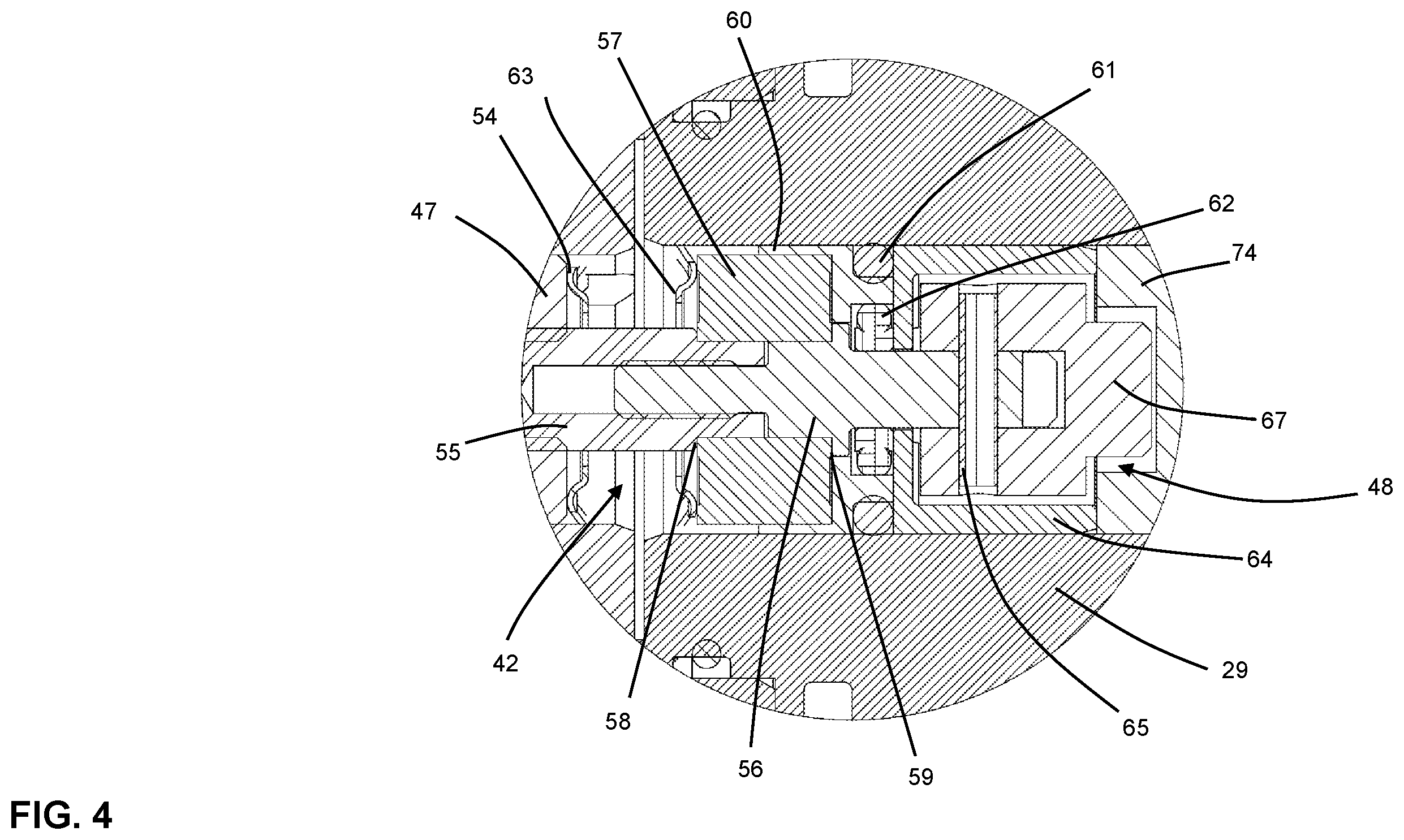 Patent US12508516 Figure 4 – Locking unit for a passenger restraint device, amusement ride passenger unit comprising a passenger restraint device and a locking unit, and method for functional testing of a locking unit