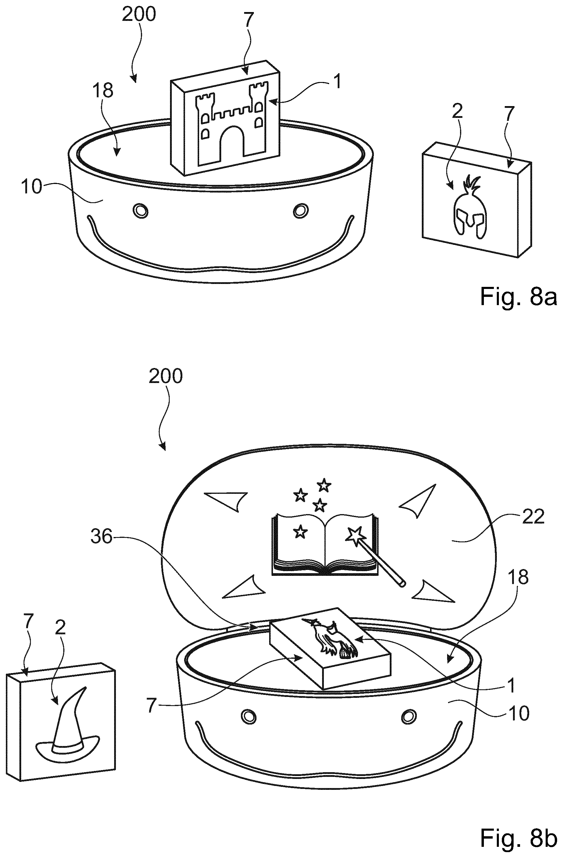 Patent US12508517 Figure 8 – Interactive toy-set for playing digital media