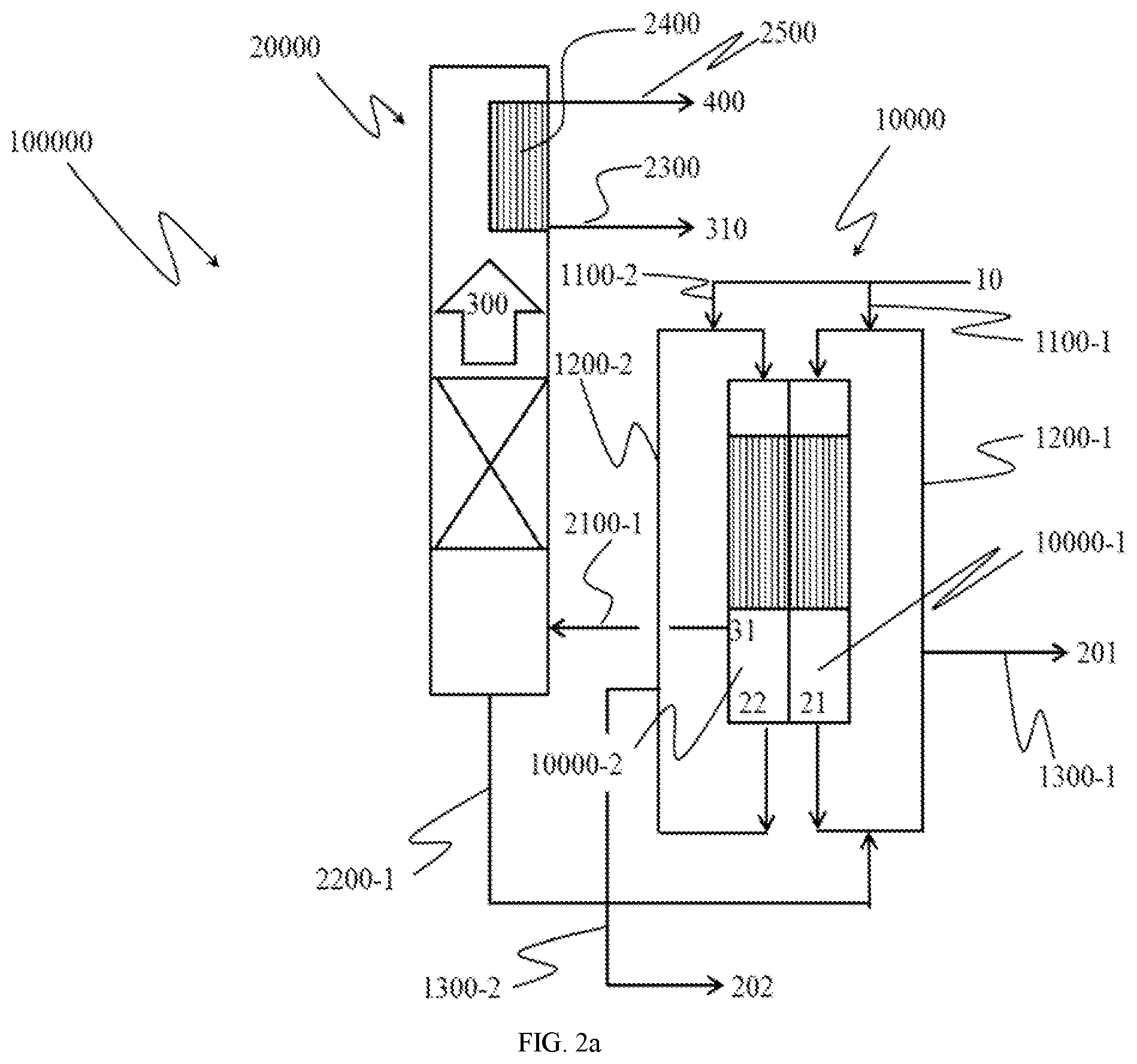 Patent US12508519 Figure 2 – Distillation unit and method for separating a liquid substance mixture into two to six liquid product flows with different compositions