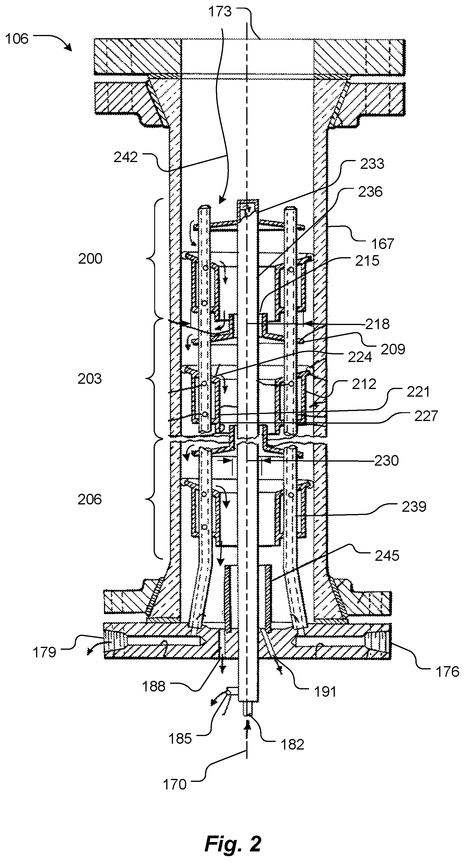 Patent US12508520 Figure 2 – Short path fractional distillation apparatus
