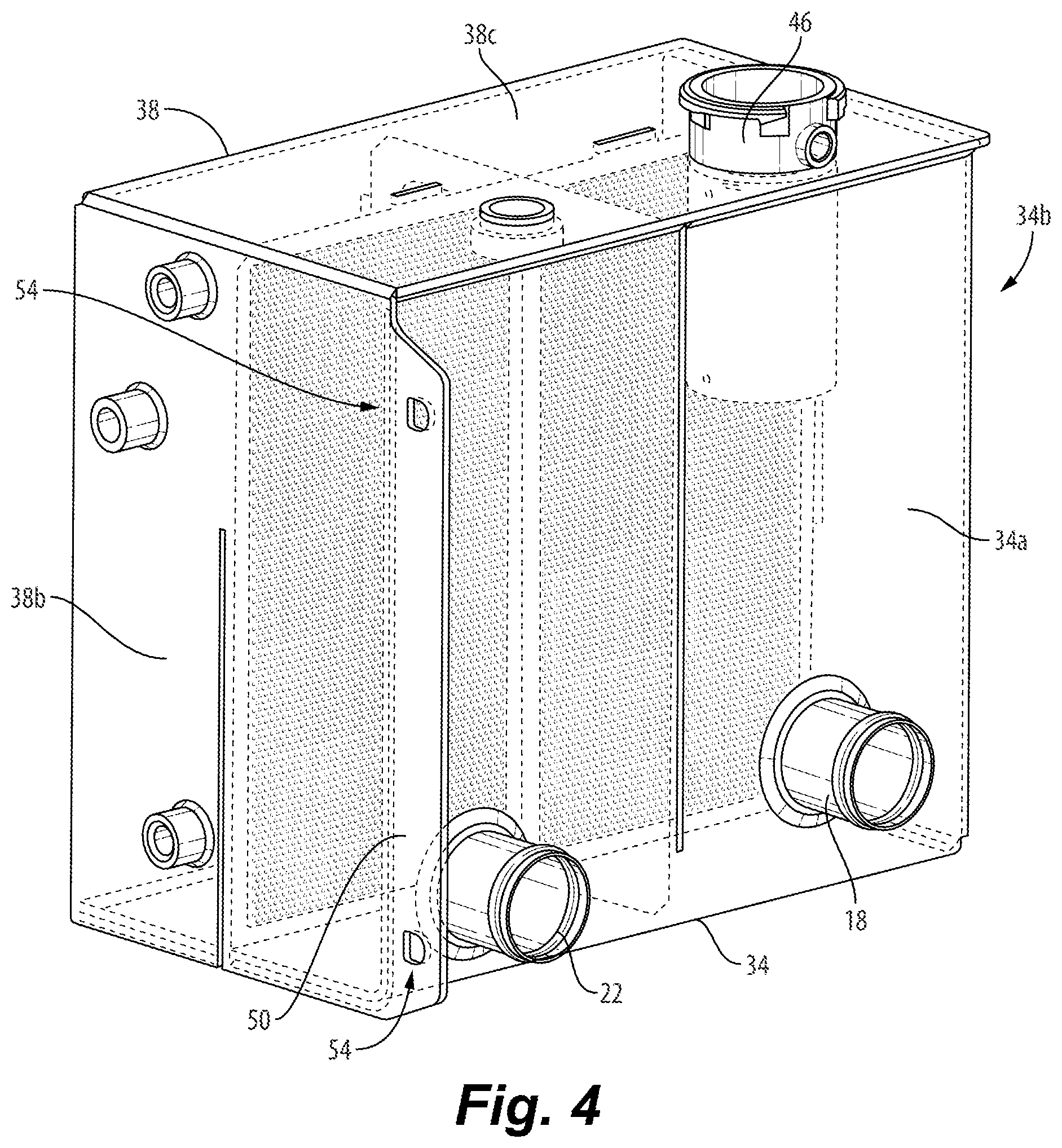 Patent US12508522 Figure 4 – Deaeration tank