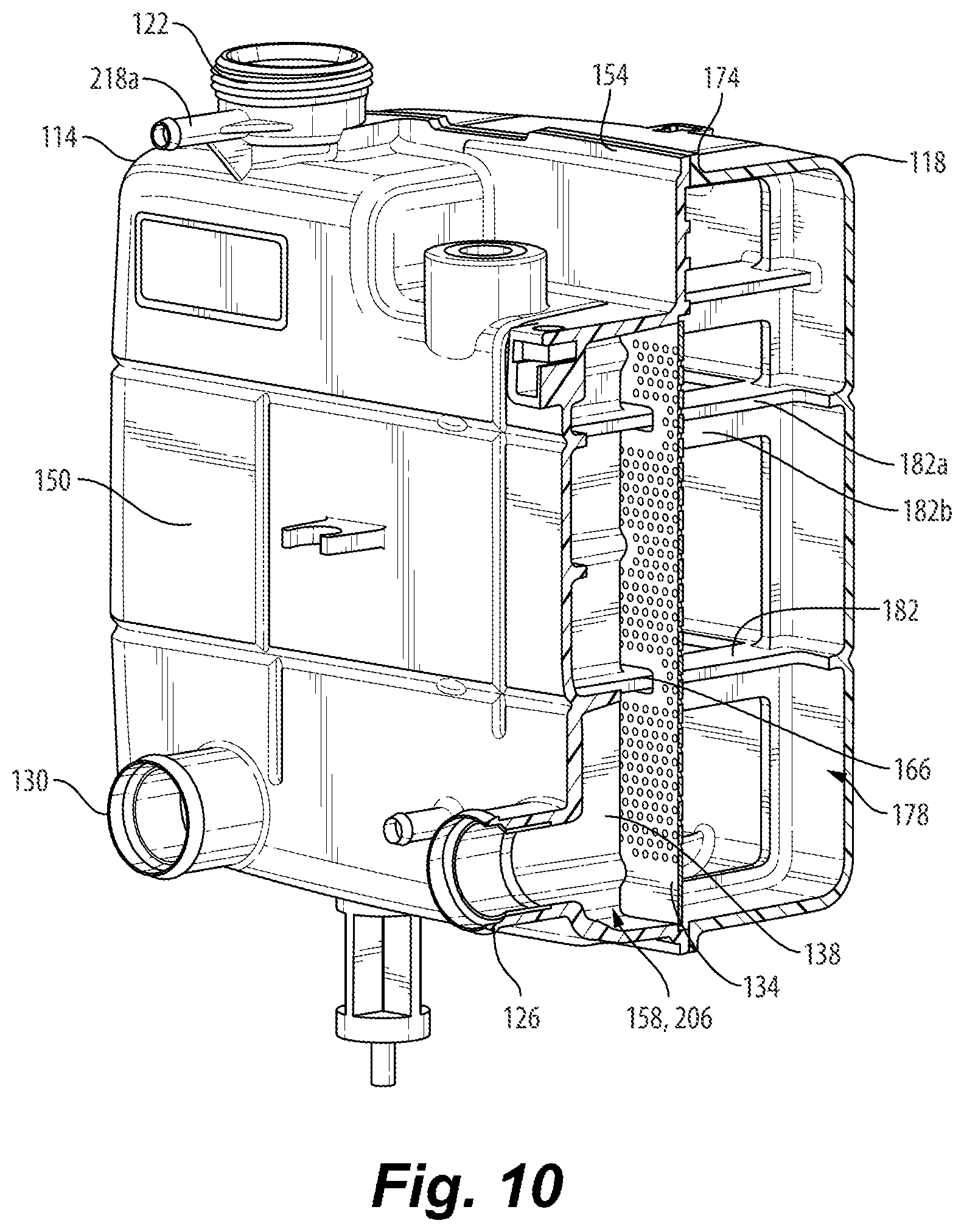 Patent US12508522 Figure 10 – Deaeration tank
