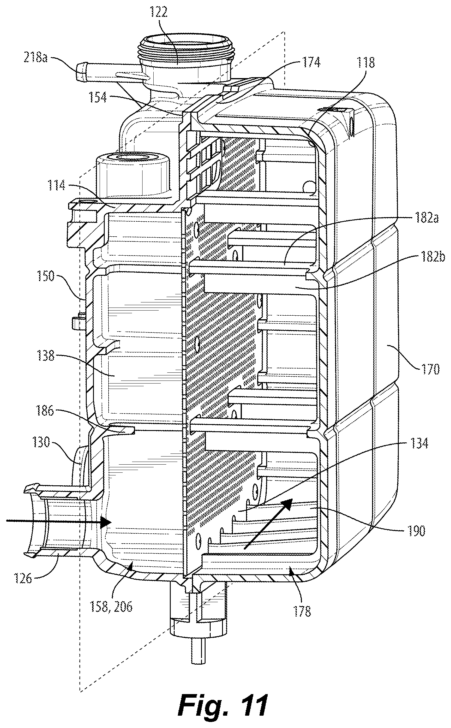 Patent US12508522 Figure 11 – Deaeration tank