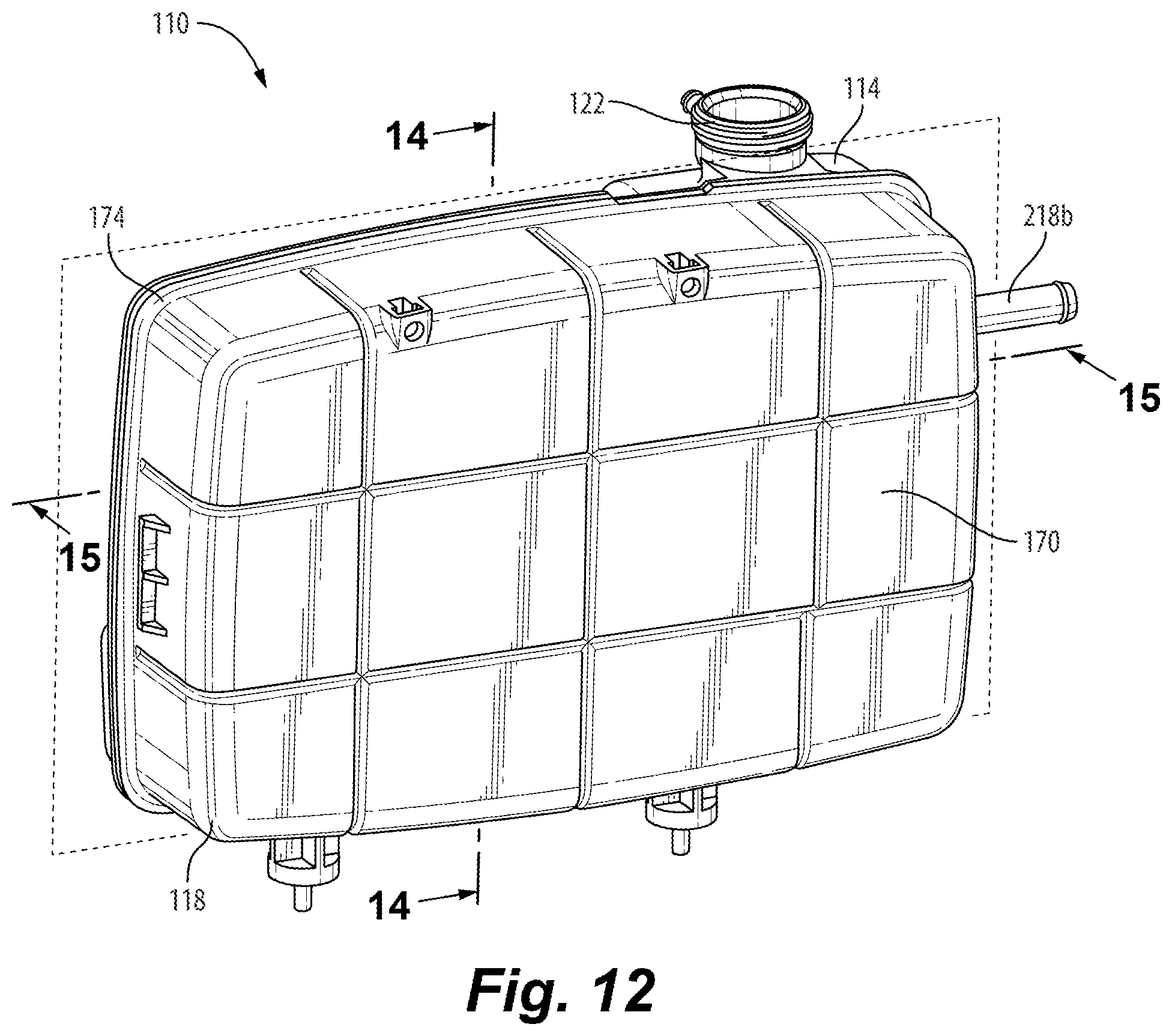 Patent US12508522 Figure 12 – Deaeration tank
